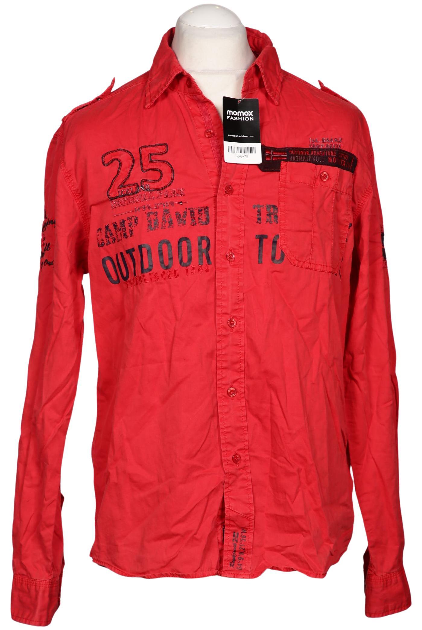 

Camp David Herren Hemd, rot, Gr. 48