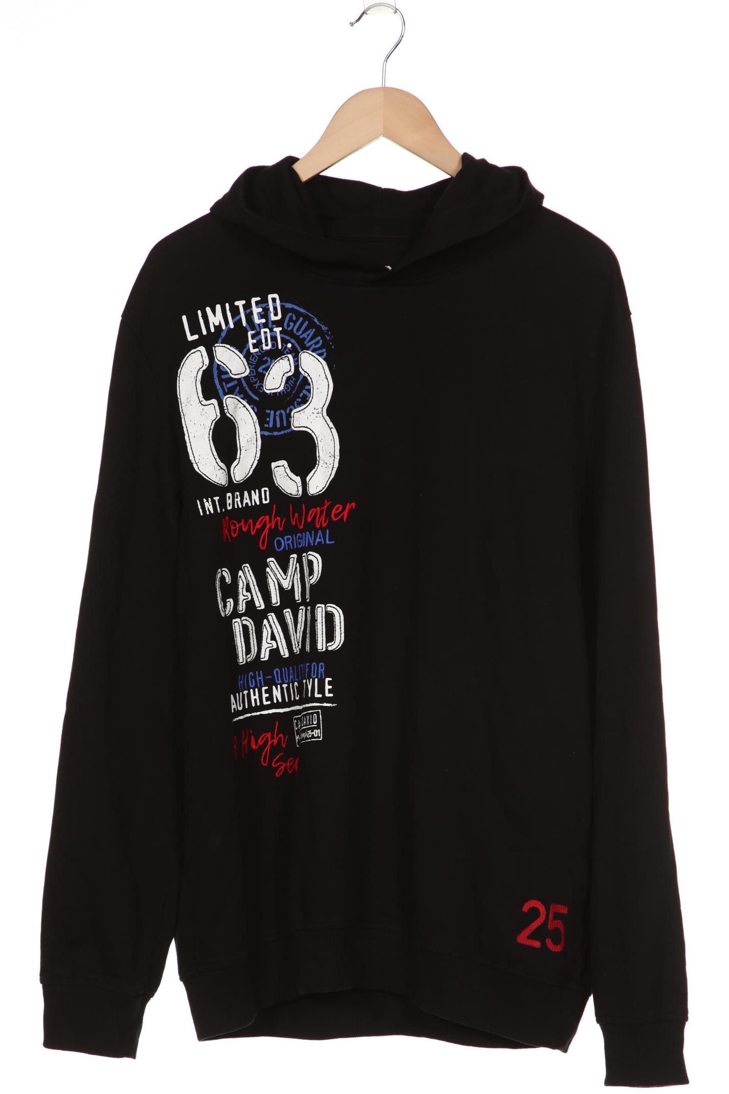 

Camp David Herren Kapuzenpullover, schwarz