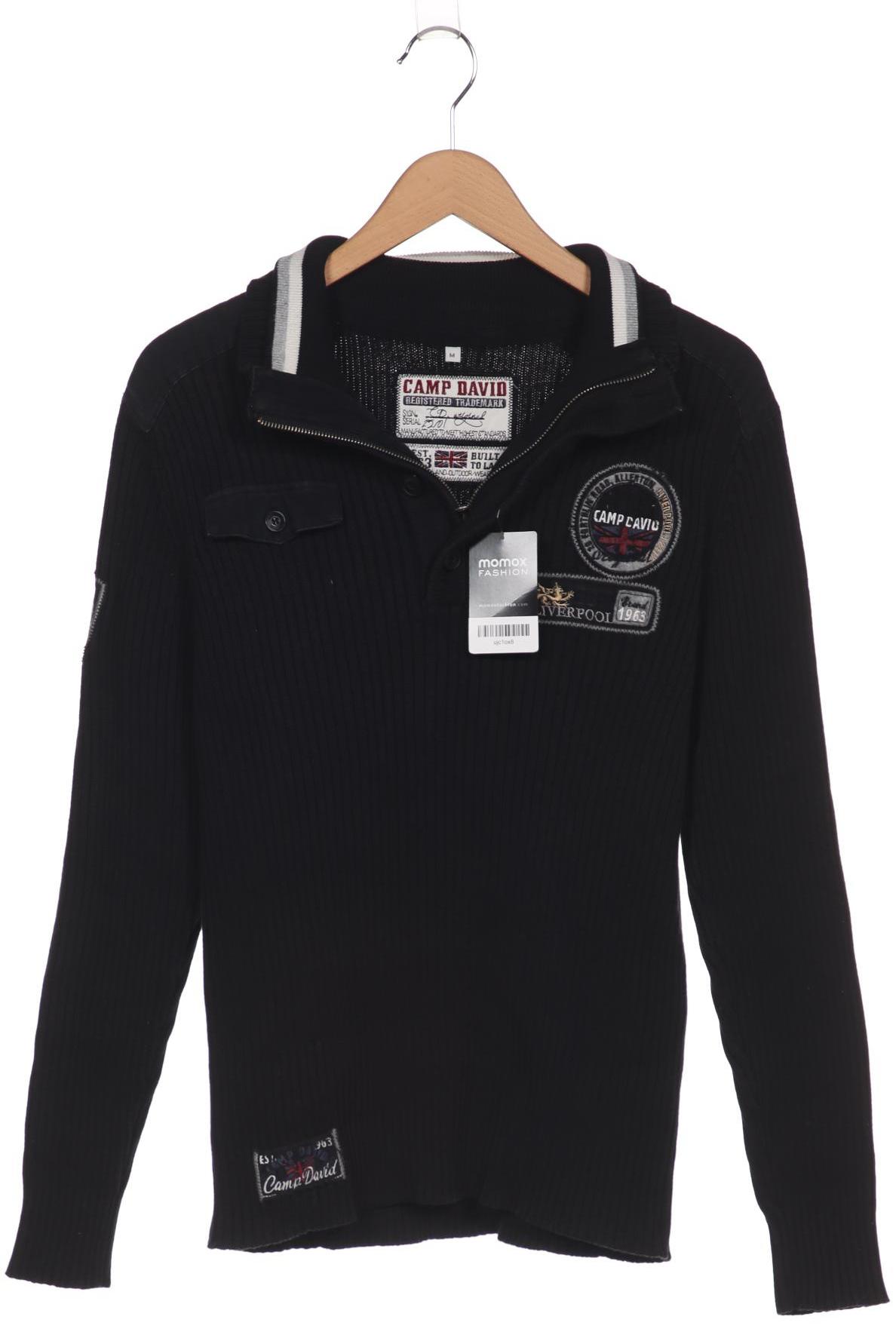 

Camp David Herren Pullover, schwarz