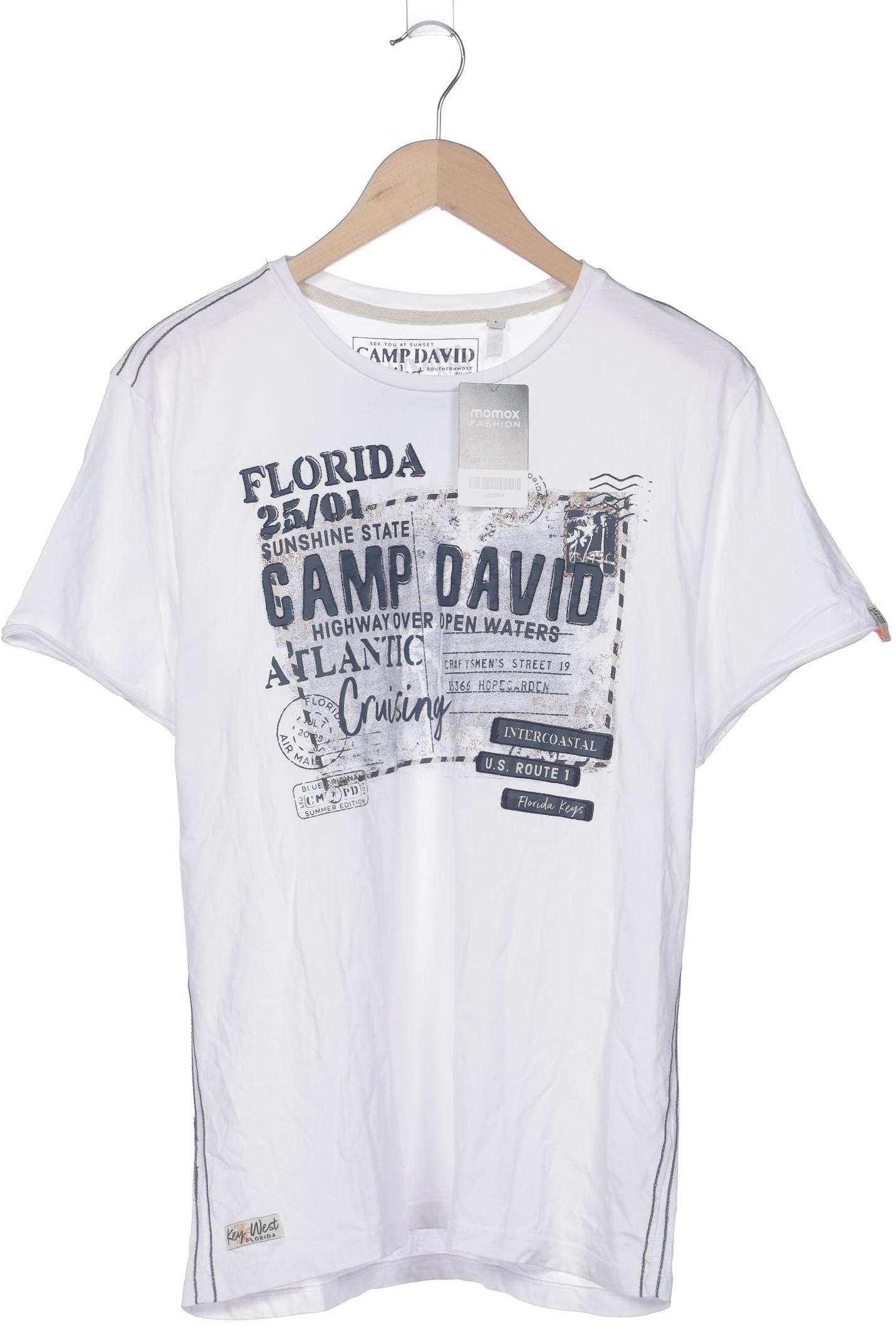 

Camp David Herren T-Shirt, weiß, Gr. 52