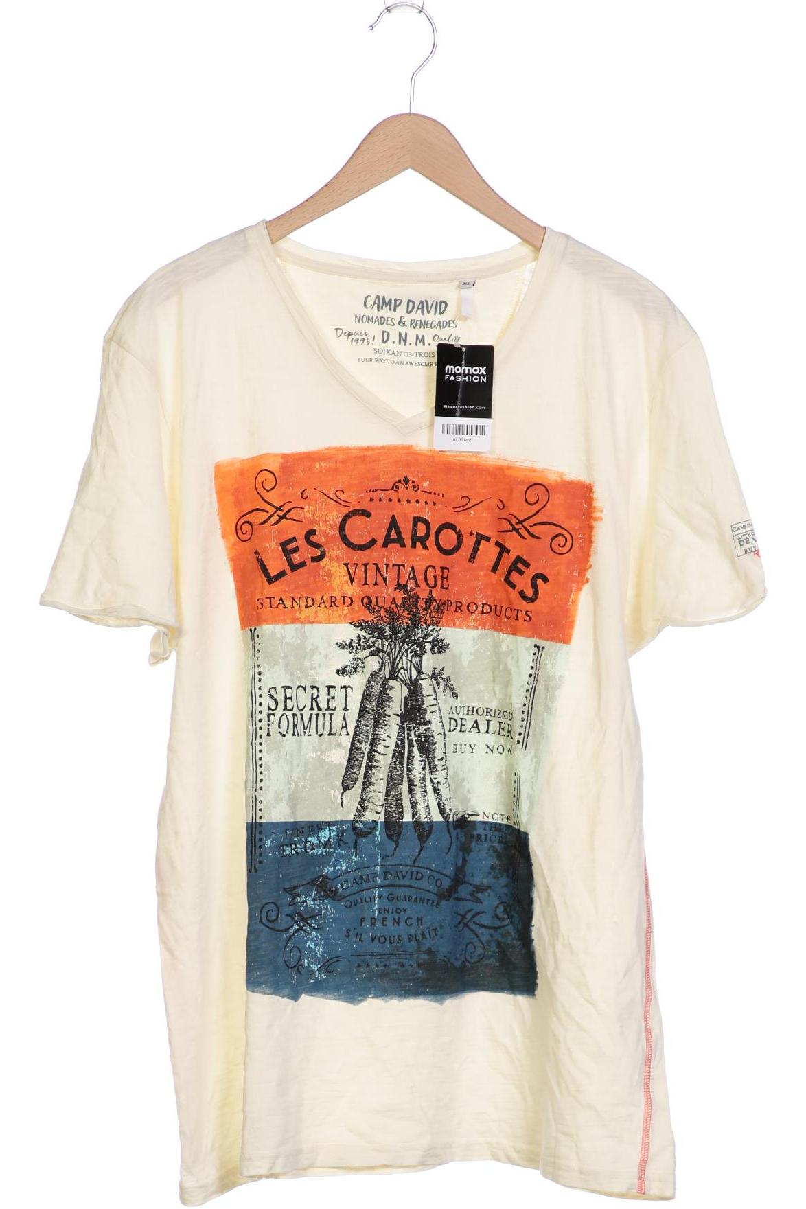 

Camp David Herren T-Shirt, cremeweiß