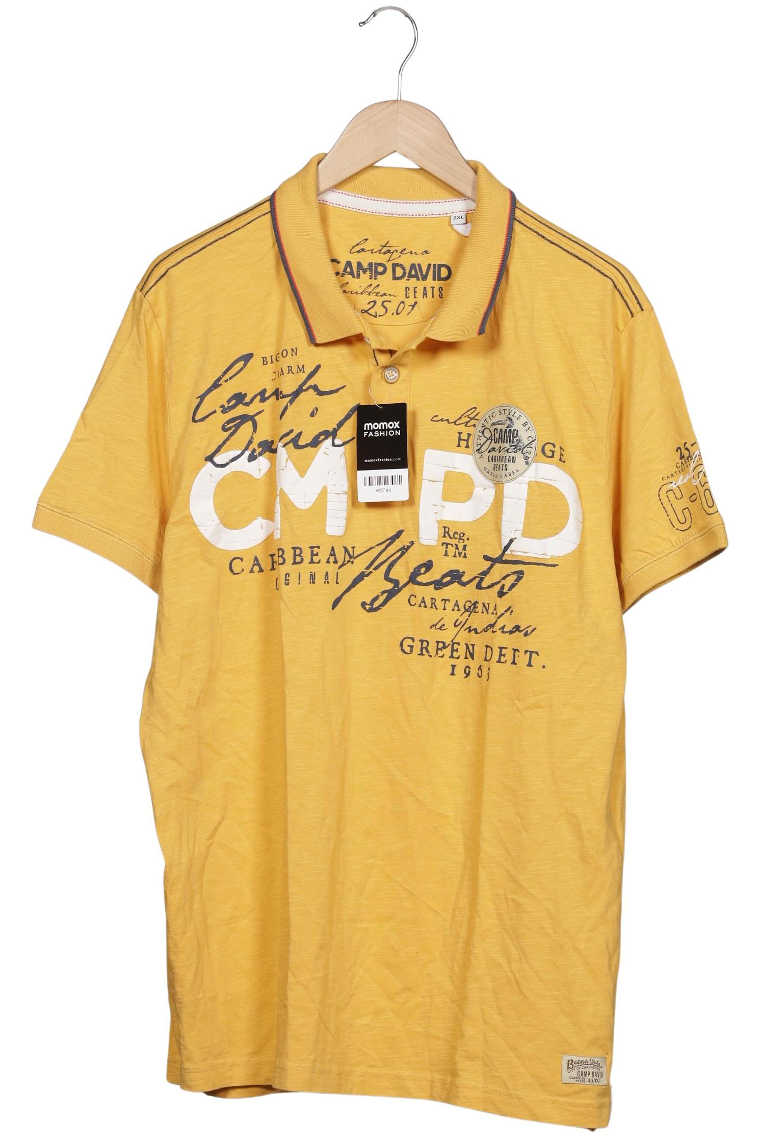

Camp David Herren Poloshirt, gelb, Gr. 56