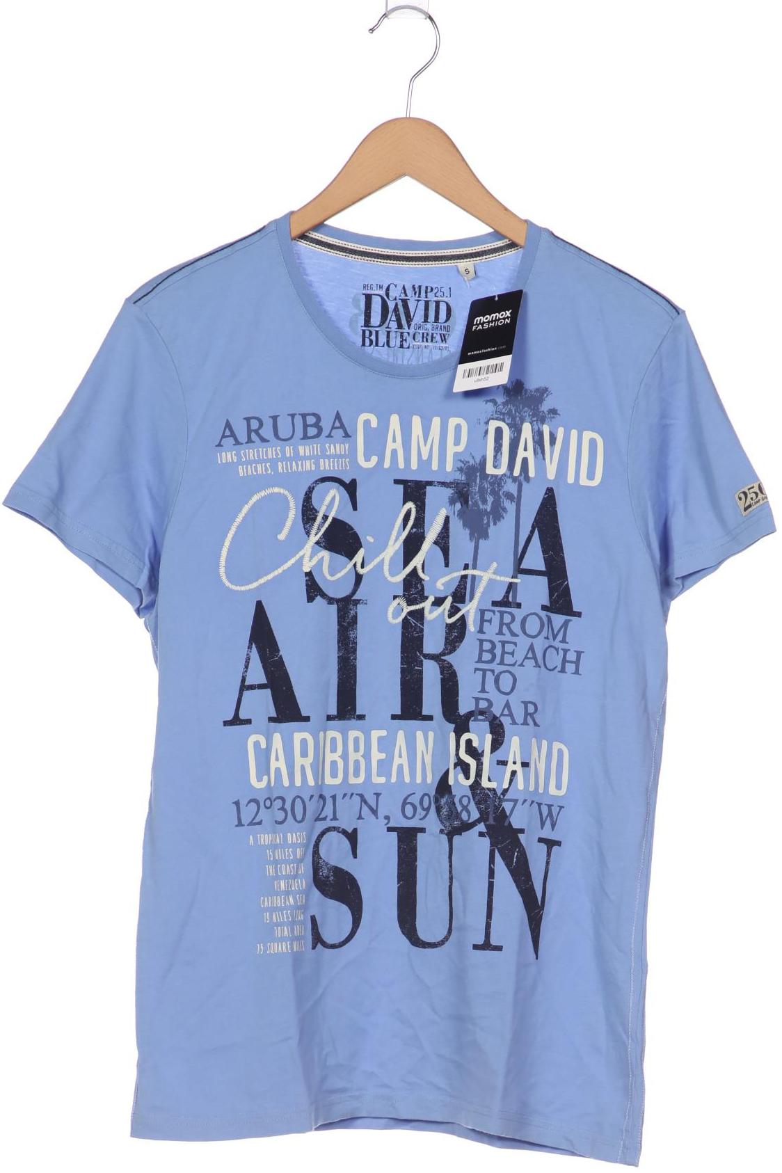 

Camp David Herren T-Shirt, blau, Gr. 46