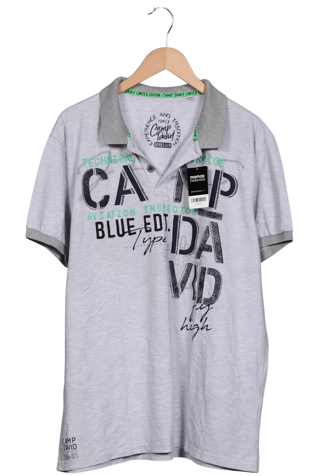 

Camp David Herren Poloshirt, grau, Gr. 58