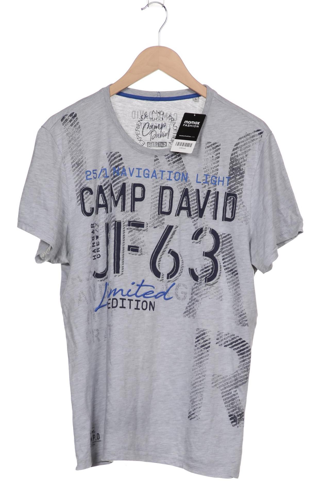 

Camp David Herren T-Shirt, grau, Gr. 52