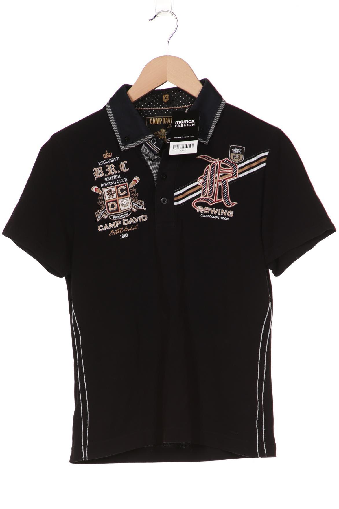 

Camp David Herren Poloshirt, schwarz