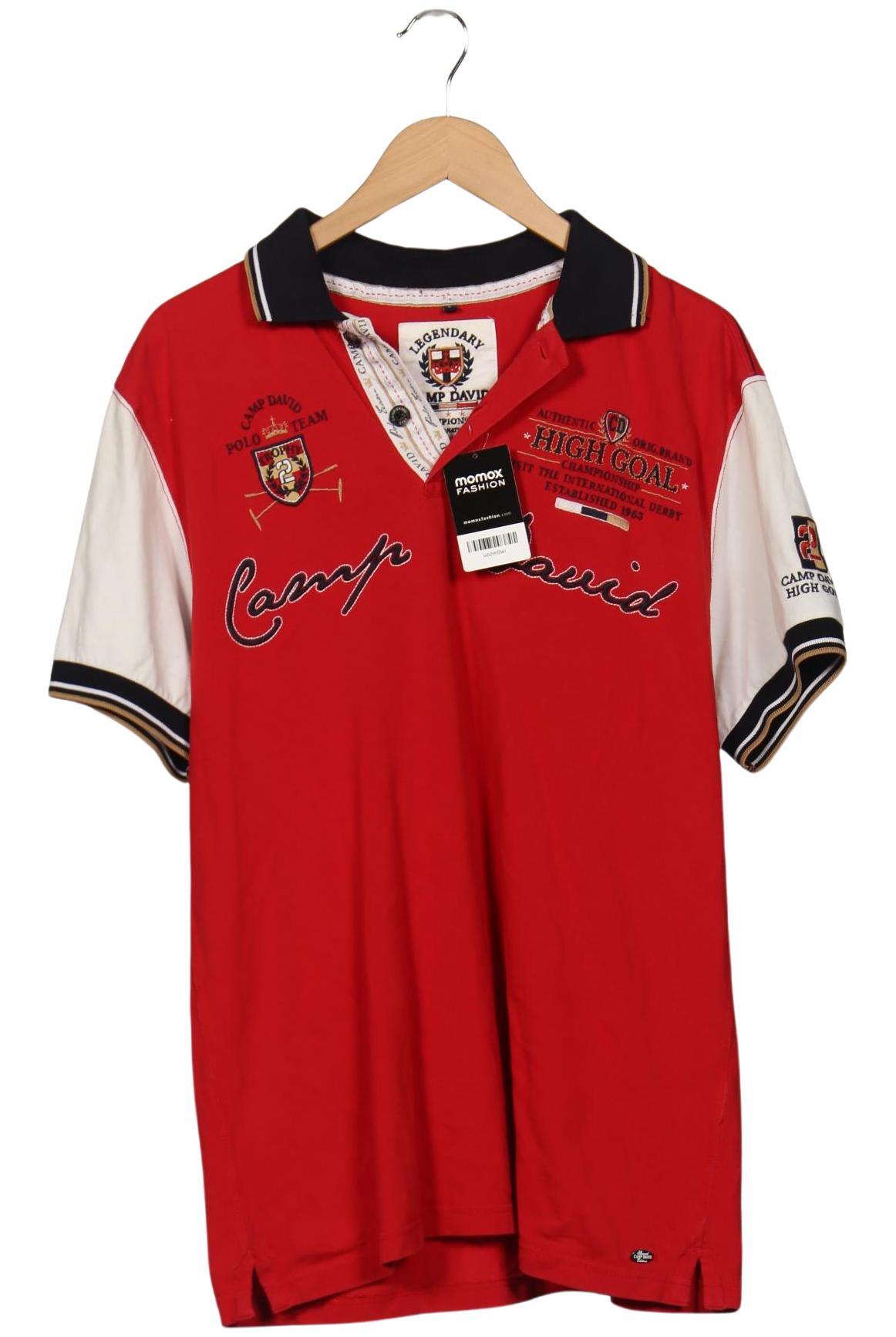 

Camp David Herren Poloshirt, rot, Gr. 52