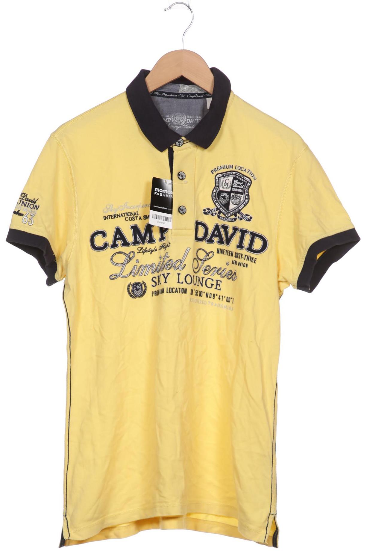 

Camp David Herren Poloshirt, gelb, Gr. 52