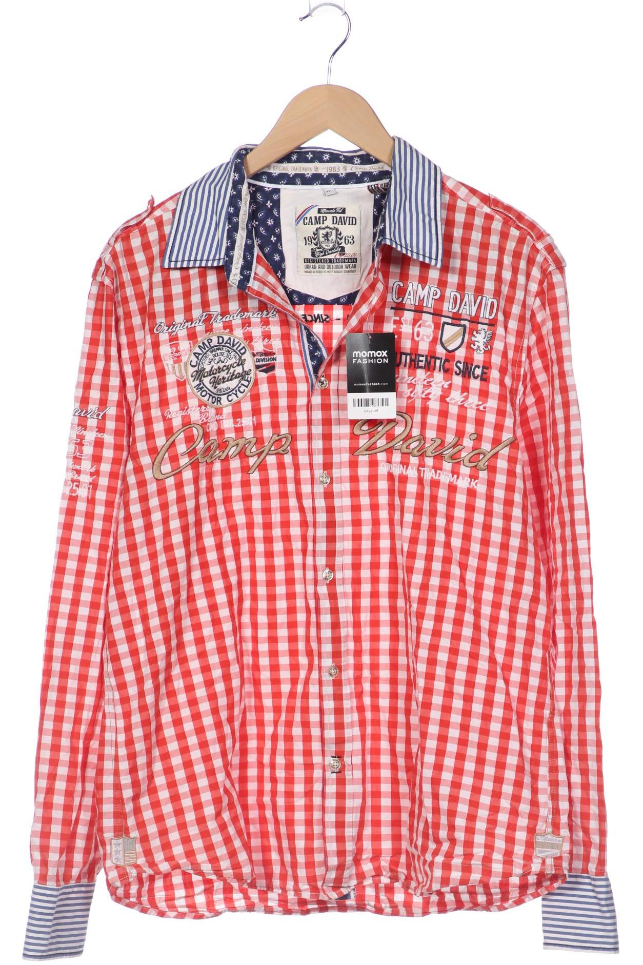 

Camp David Herren Hemd, rot