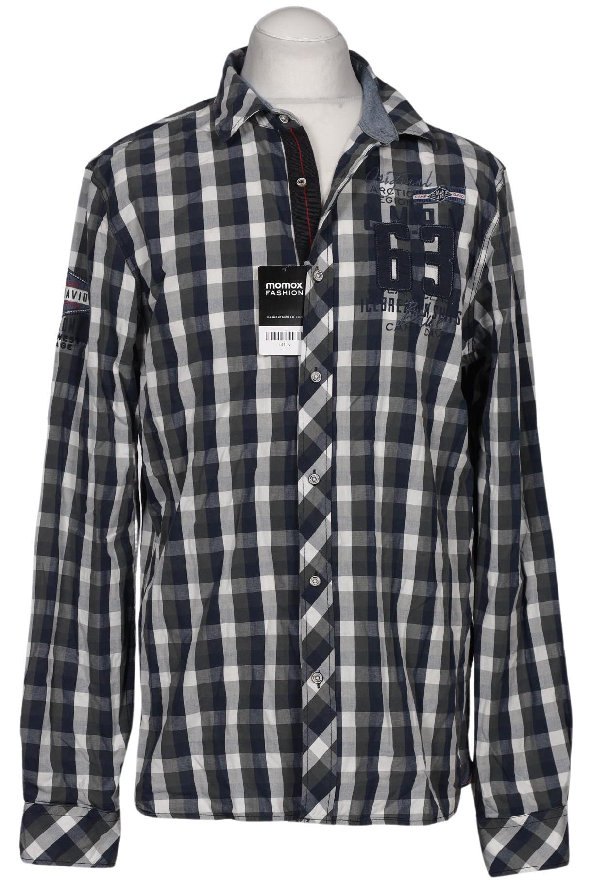 

Camp David Herren Hemd, marineblau, Gr. 48