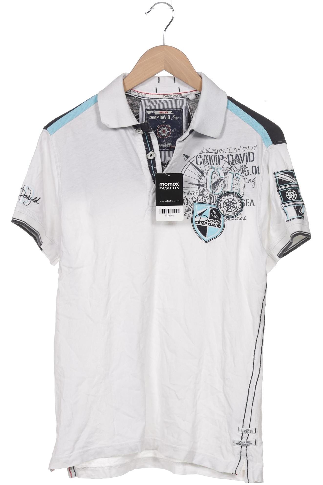 

Camp David Herren Poloshirt, weiß, Gr. 46