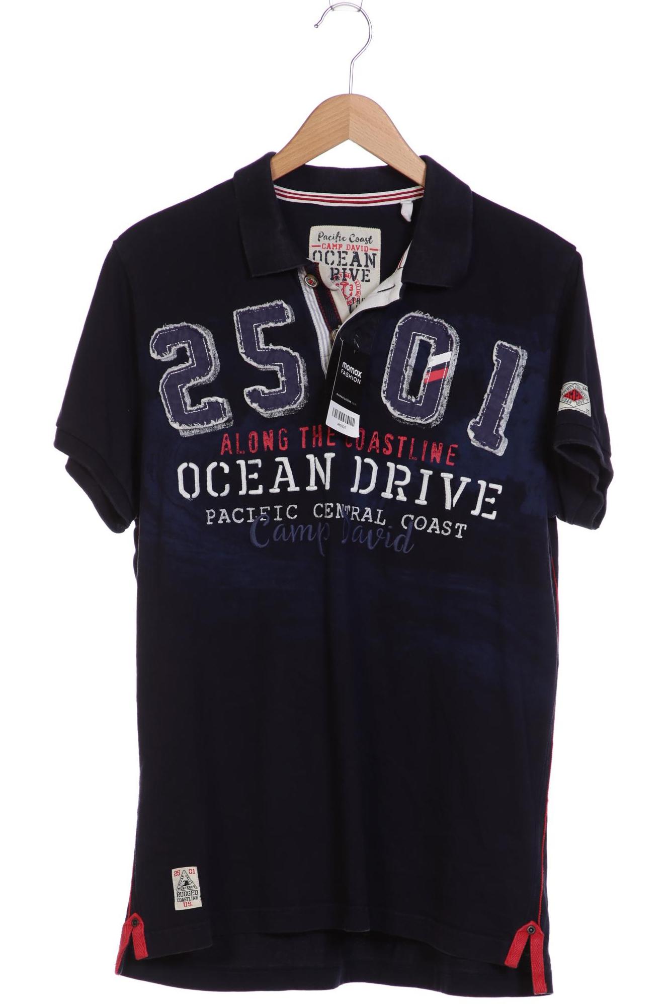 

Camp David Herren Poloshirt, marineblau