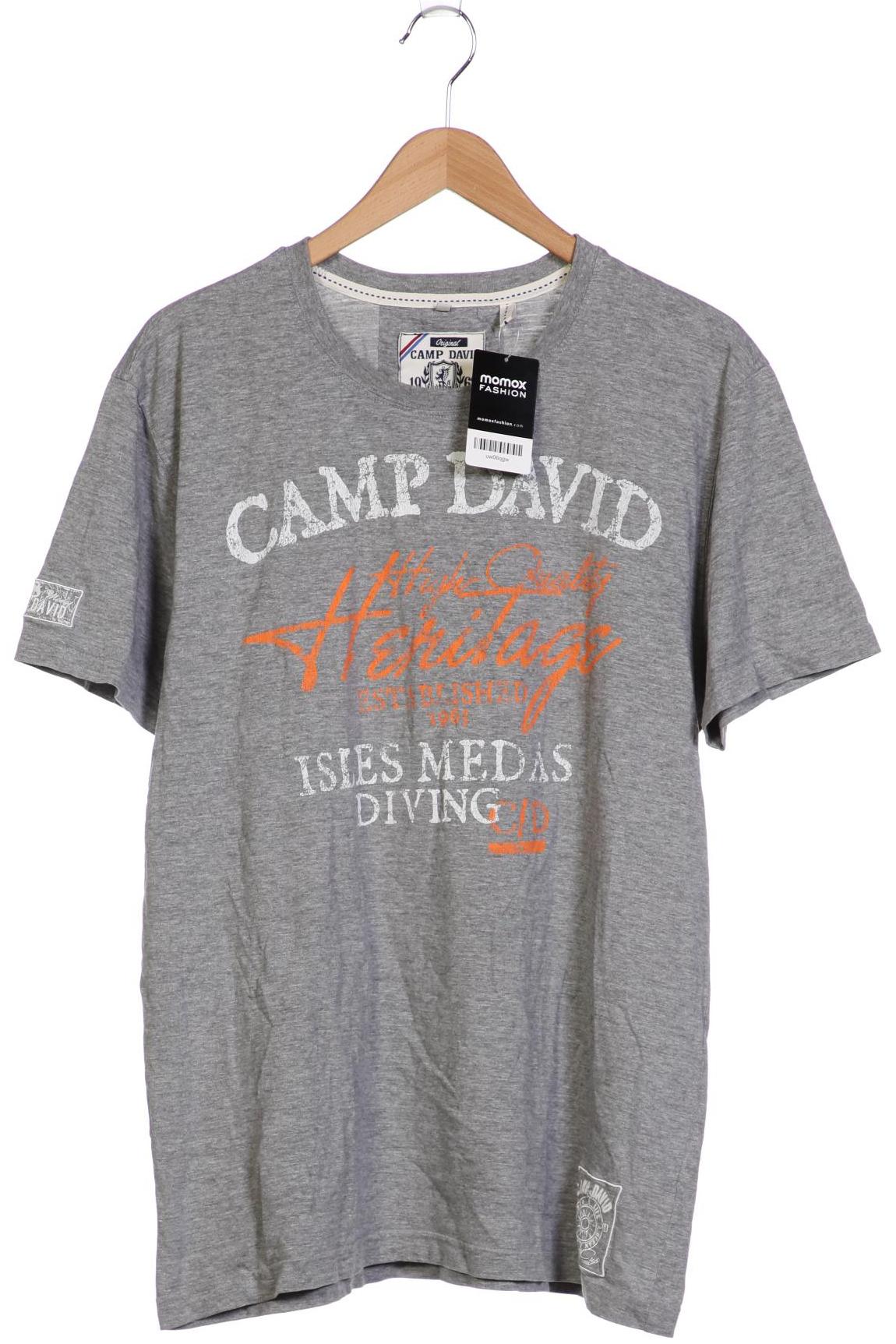 

Camp David Herren T-Shirt, grau, Gr. 54