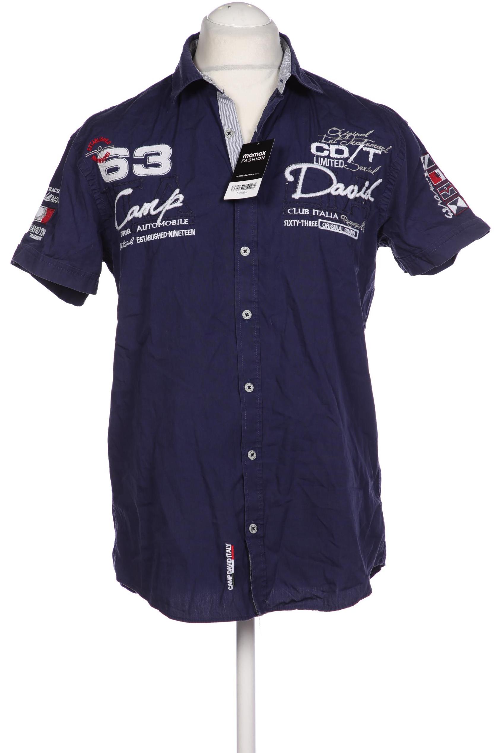 

Camp David Herren Hemd, marineblau, Gr. 54