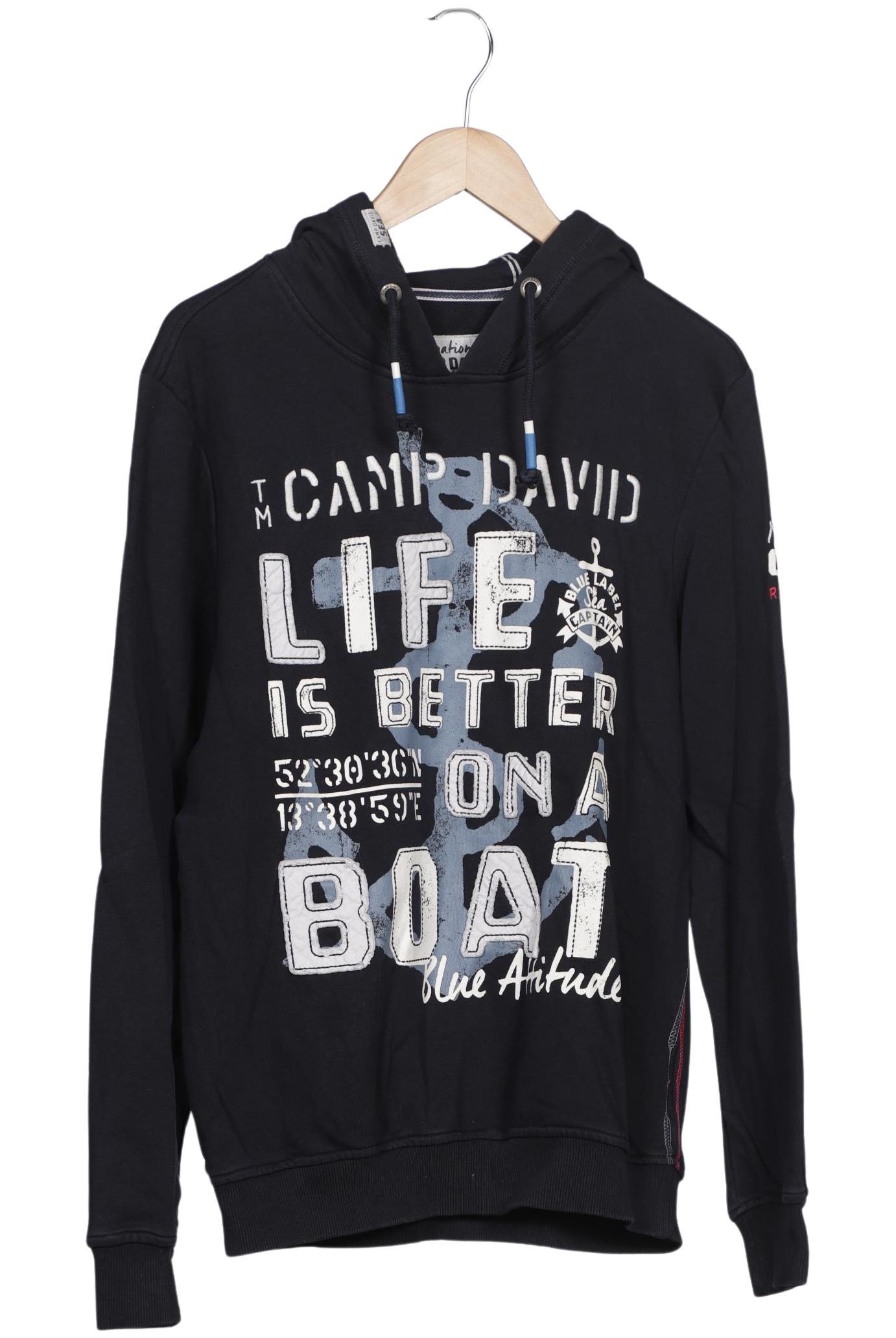 

Camp David Herren Kapuzenpullover, marineblau, Gr. 52