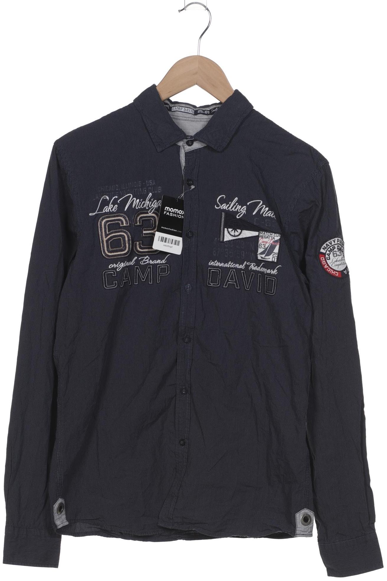 

Camp David Herren Hemd, marineblau, Gr. 46