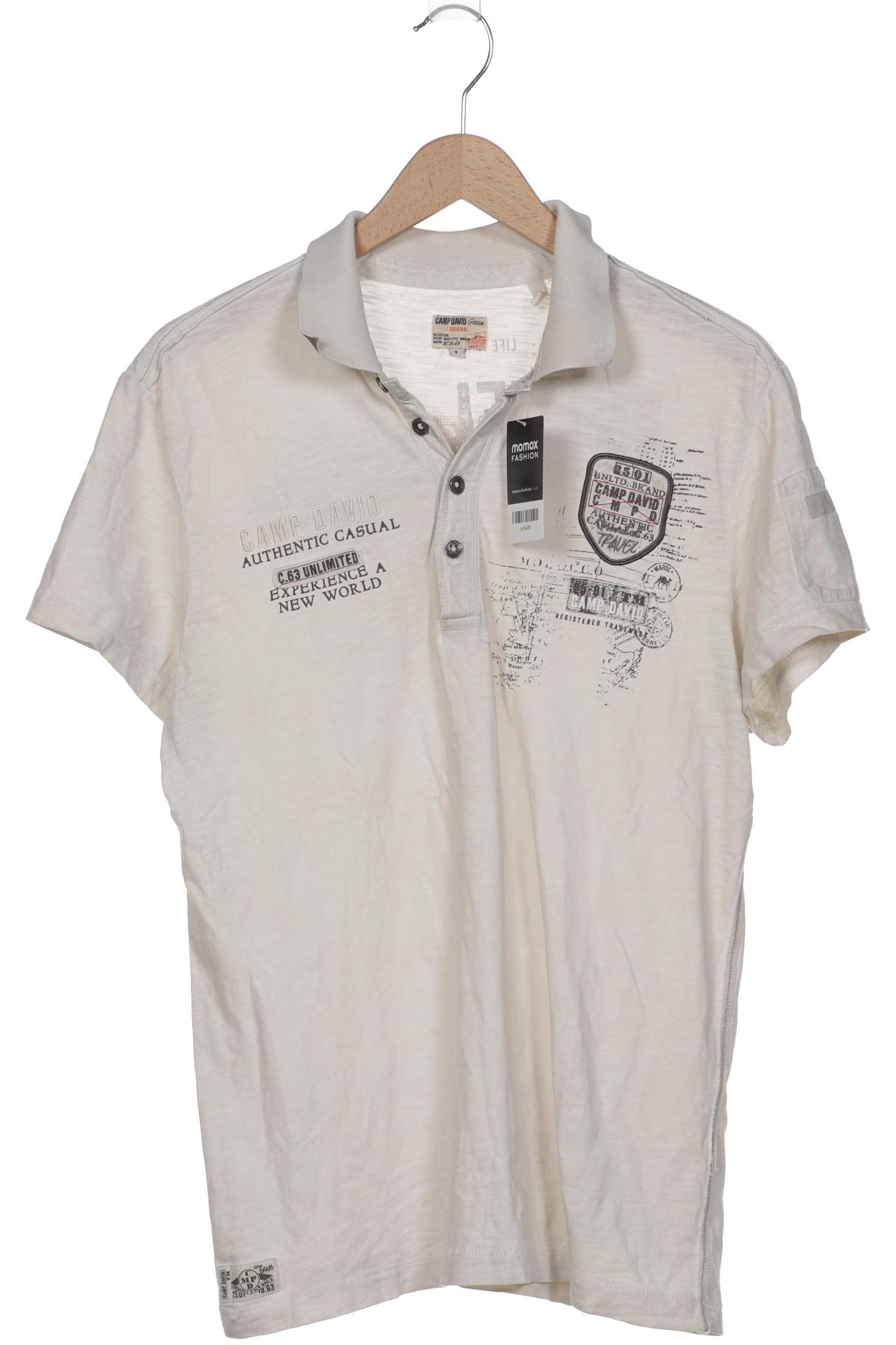 

Camp David Herren Poloshirt, grau, Gr. 52