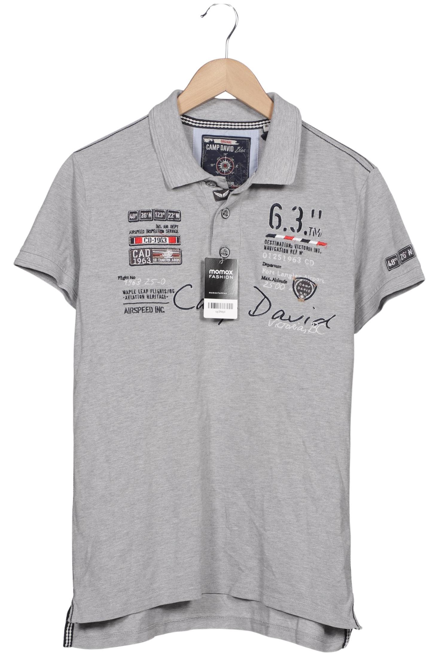 

Camp David Herren Poloshirt, grau, Gr. 48