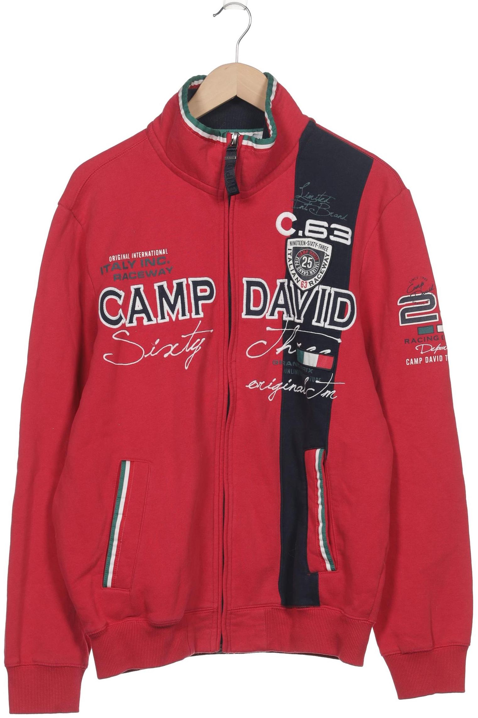 

Camp David Herren Sweatshirt, rot, Gr. 52