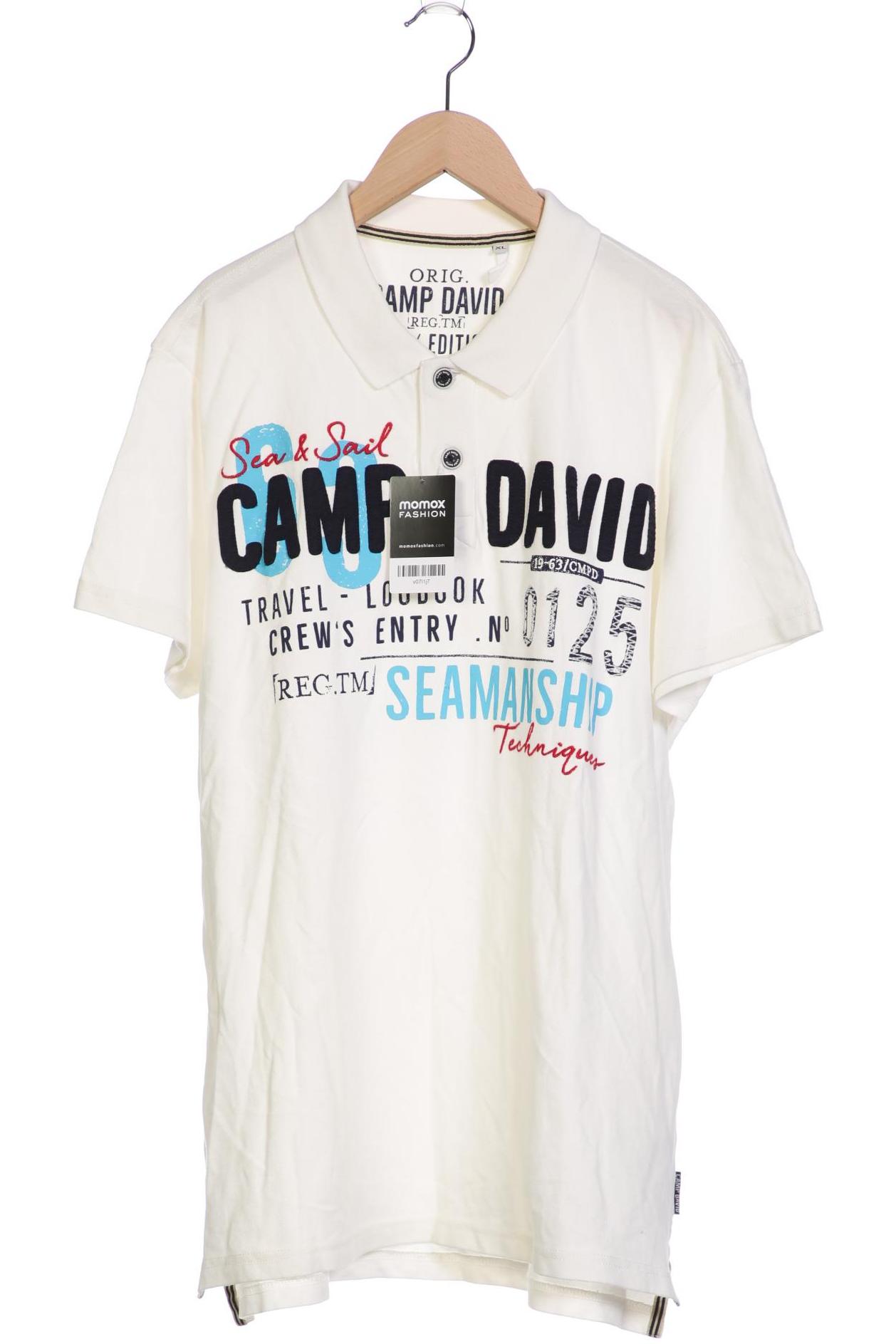 

Camp David Herren Poloshirt, weiß