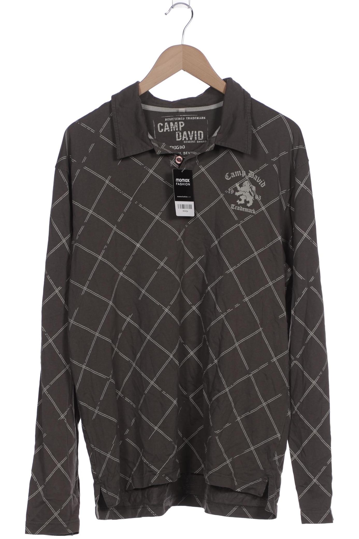 Thumbnail - Camp David Herren Poloshirt, grau, Gr. 54