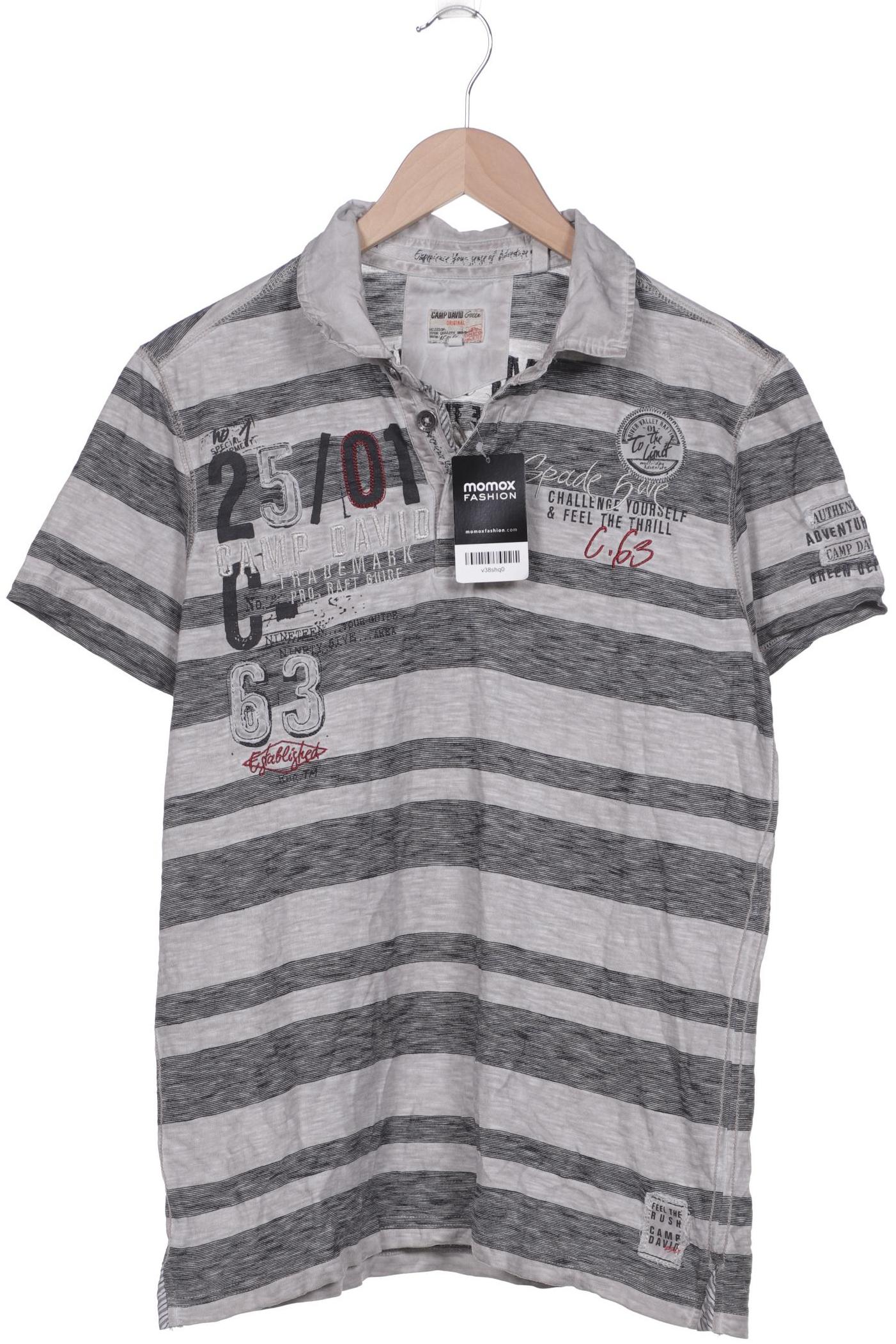 

Camp David Herren Poloshirt, grau, Gr. 48