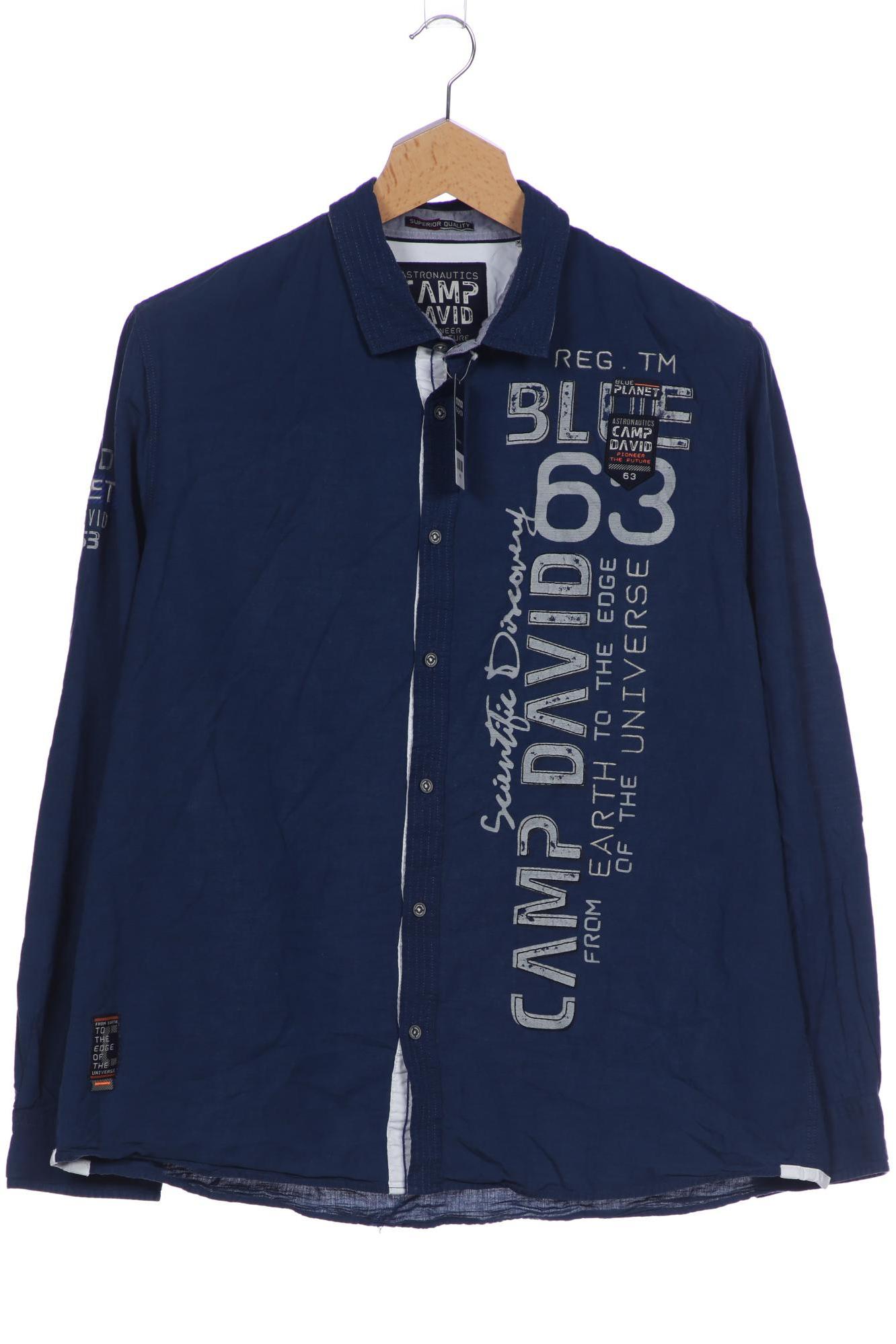 

Camp David Herren Hemd, marineblau, Gr. 56