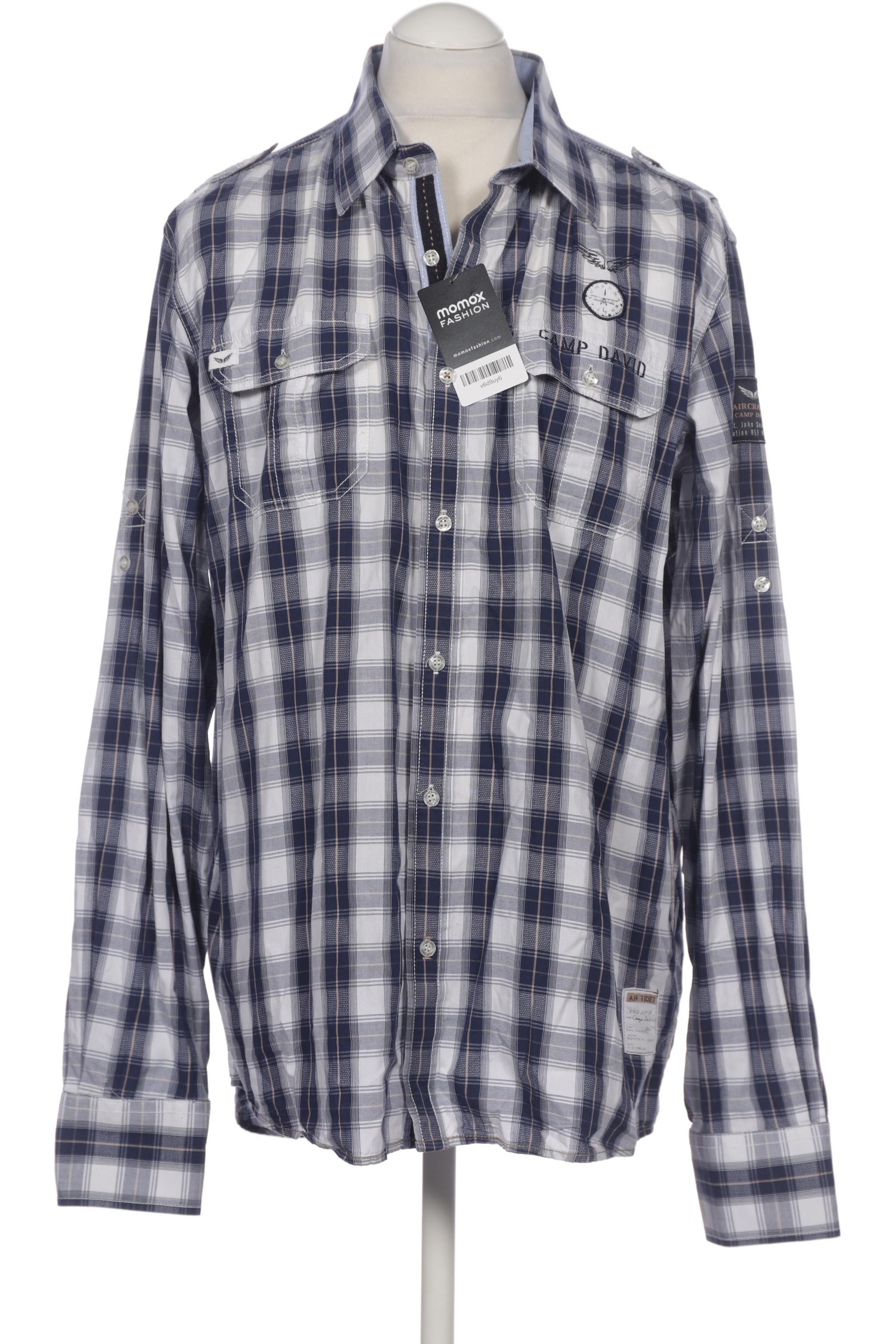 

Camp David Herren Hemd, marineblau, Gr. 54