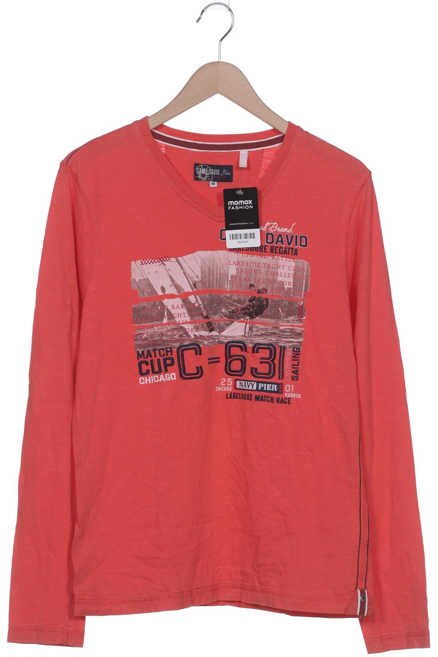 

Camp David Herren Langarmshirt, rot, Gr. 48