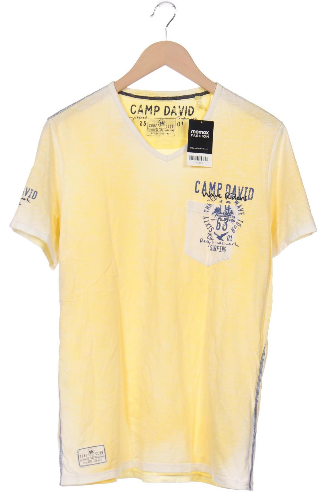 

Camp David Herren T-Shirt, gelb, Gr. 52