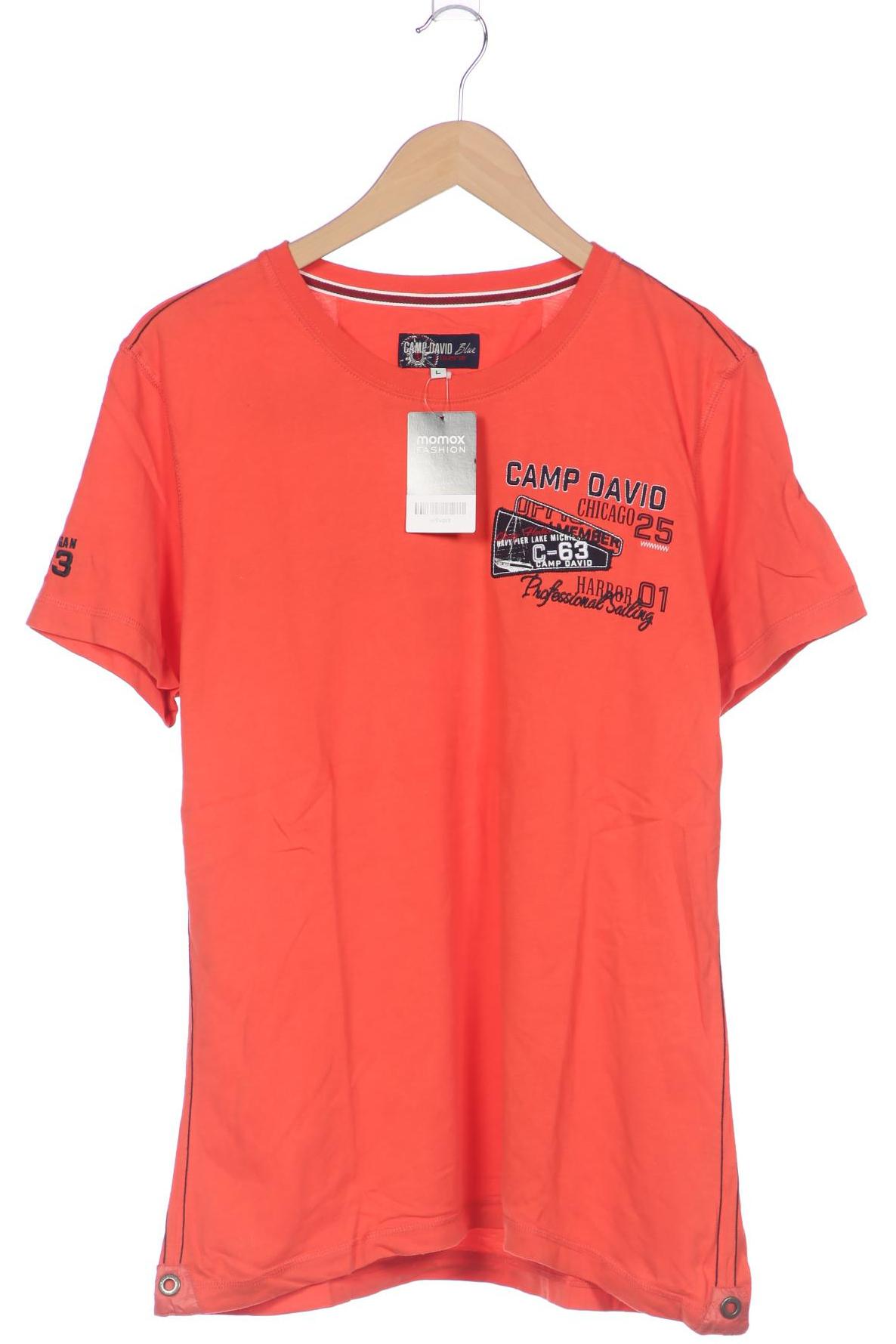 

Camp David Herren T-Shirt, orange, Gr. 52