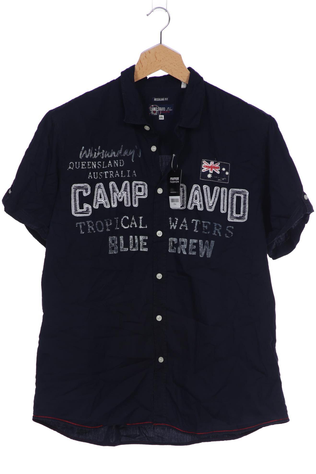 

Camp David Herren Hemd, marineblau, Gr. 56