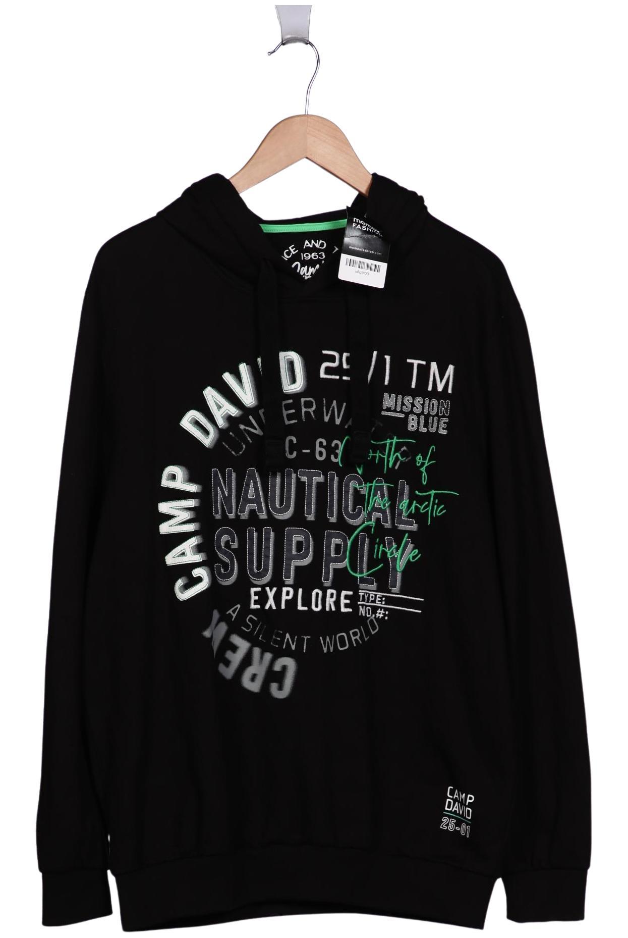 

Camp David Herren Kapuzenpullover, schwarz, Gr. 54
