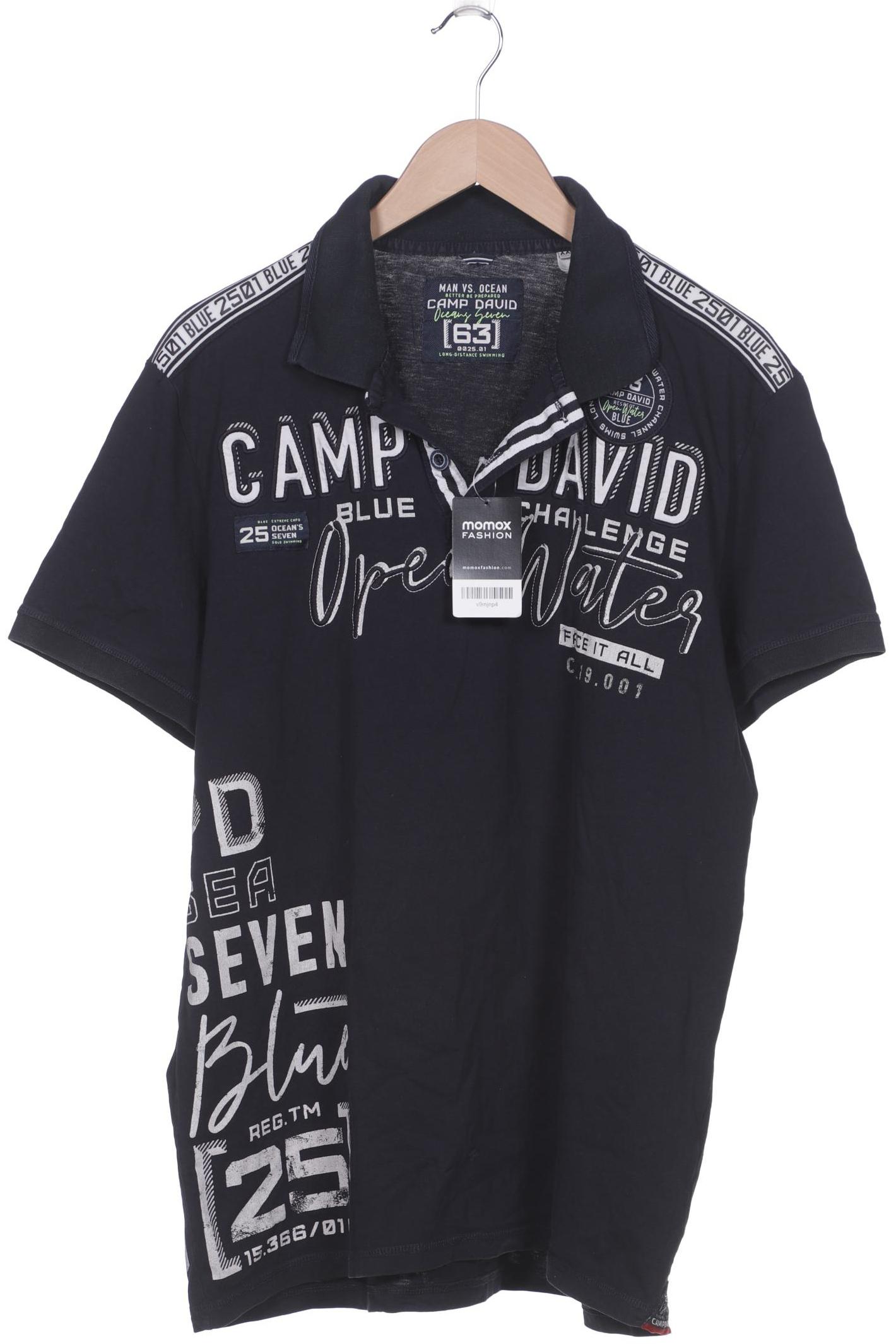 

Camp David Herren Poloshirt, marineblau