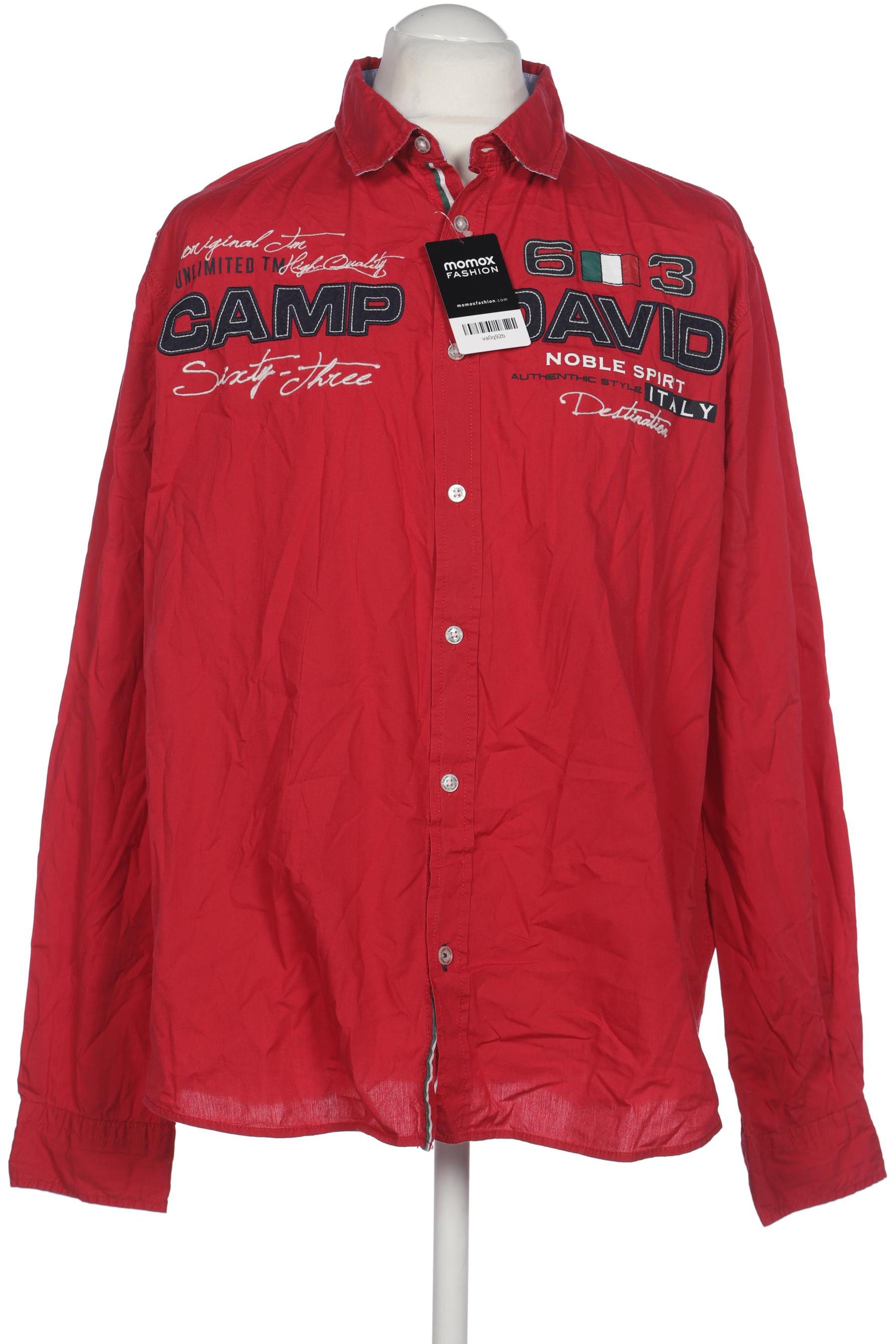 

Camp David Herren Hemd, rot