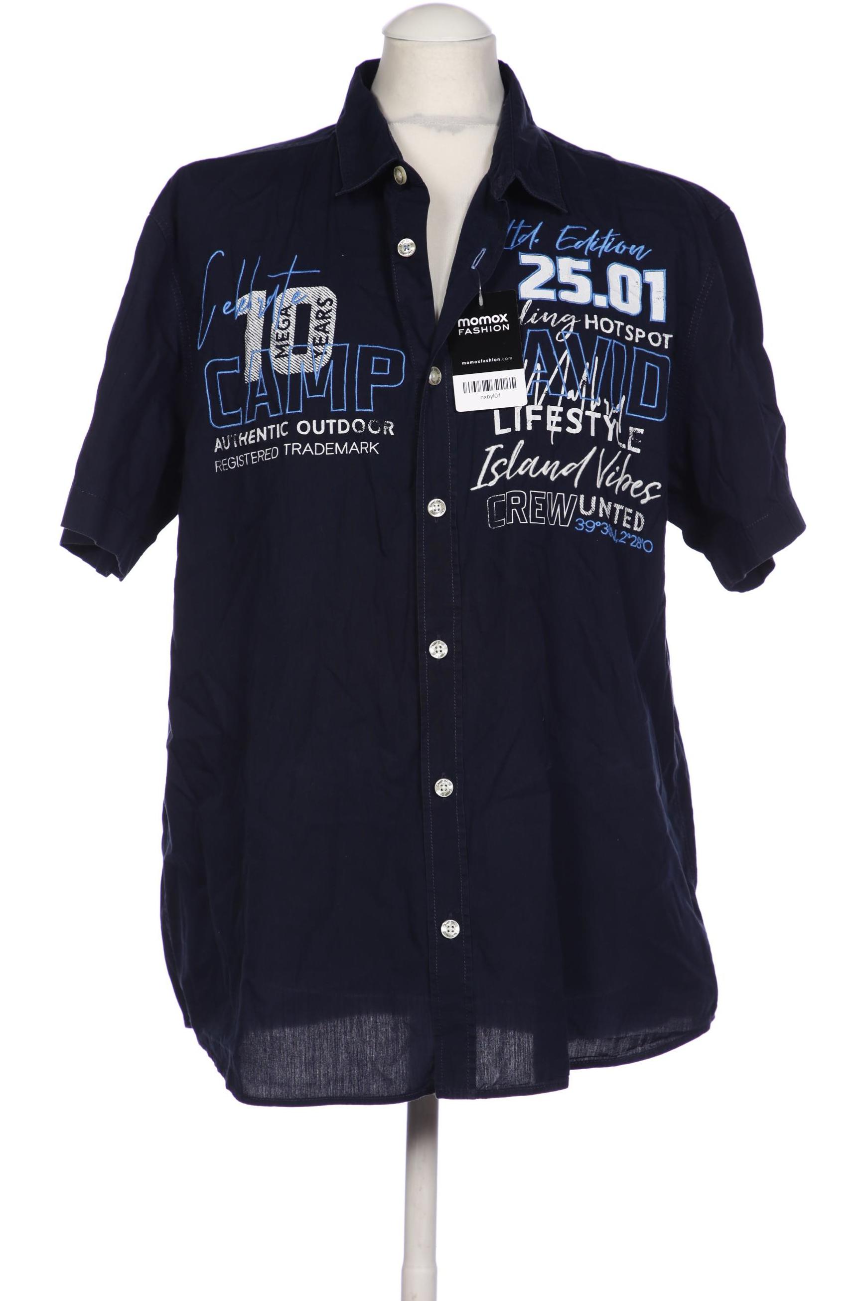 

Camp David Herren Hemd, marineblau