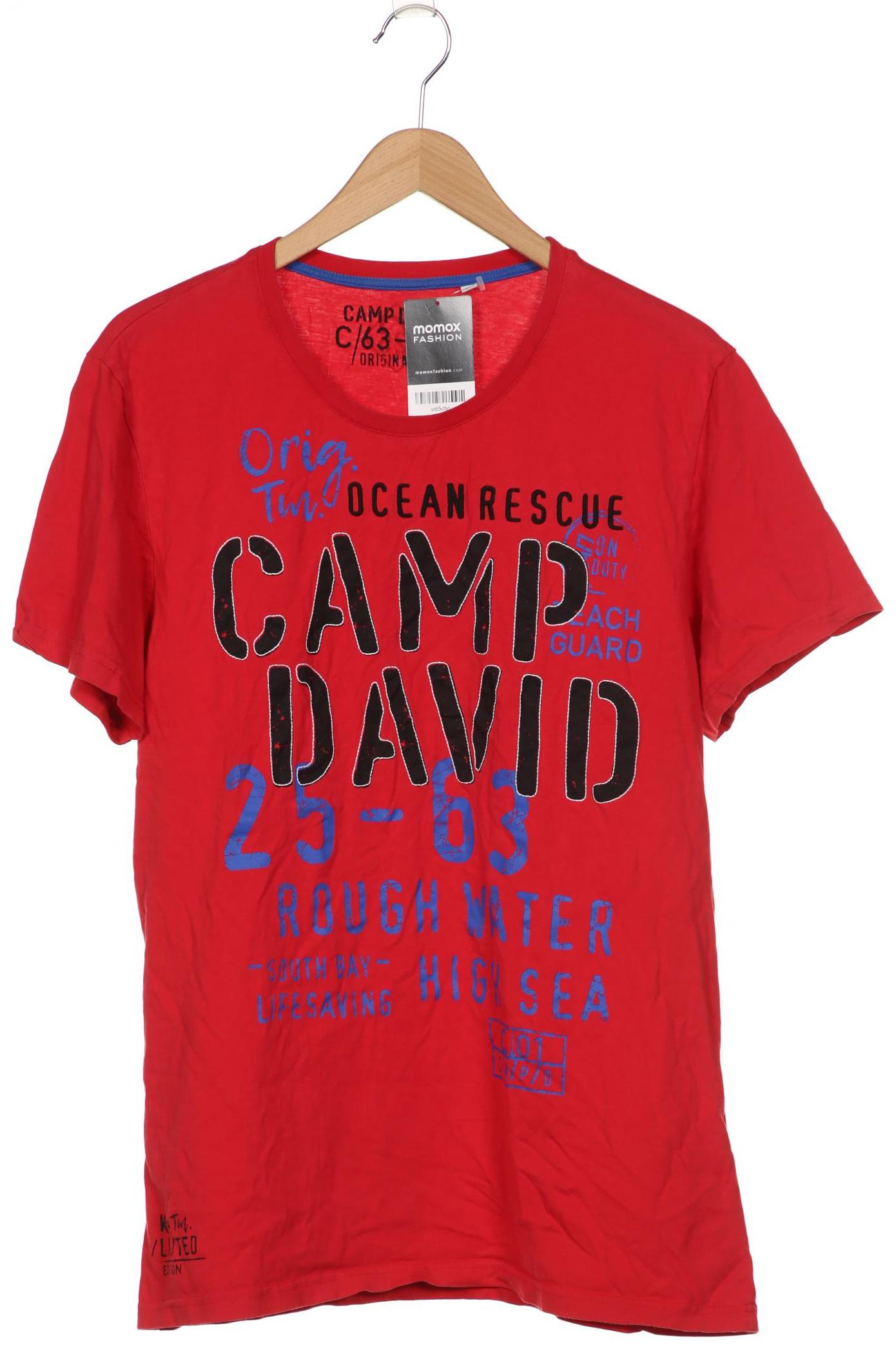 

Camp David Herren T-Shirt, rot