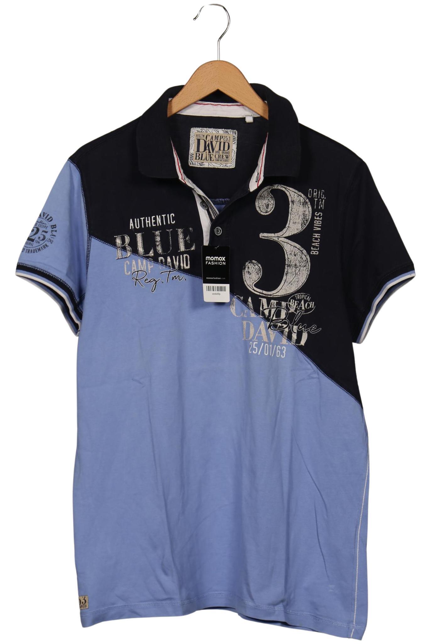 

Camp David Herren Poloshirt, blau, Gr. 54