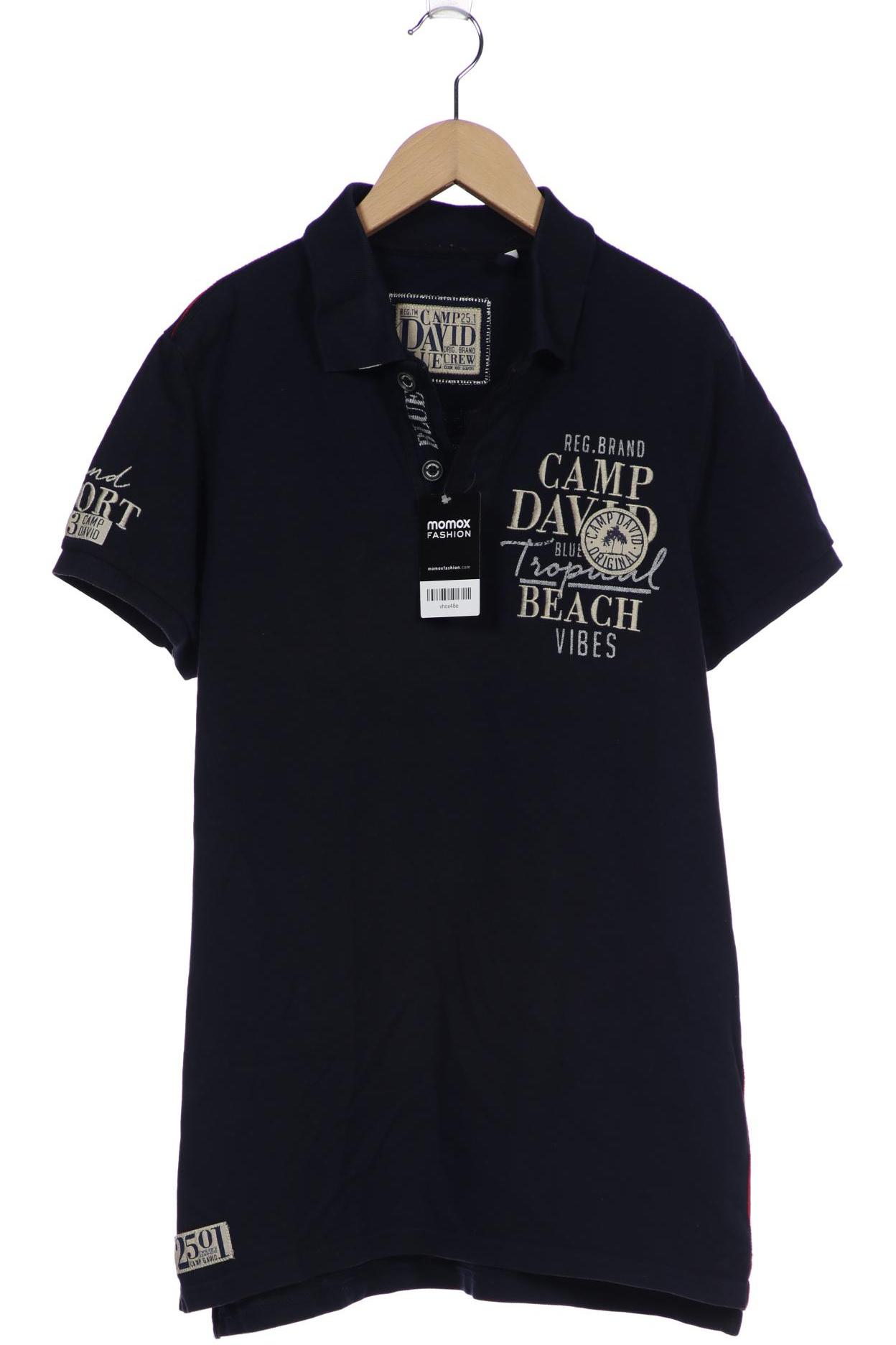 

Camp David Herren Poloshirt, marineblau