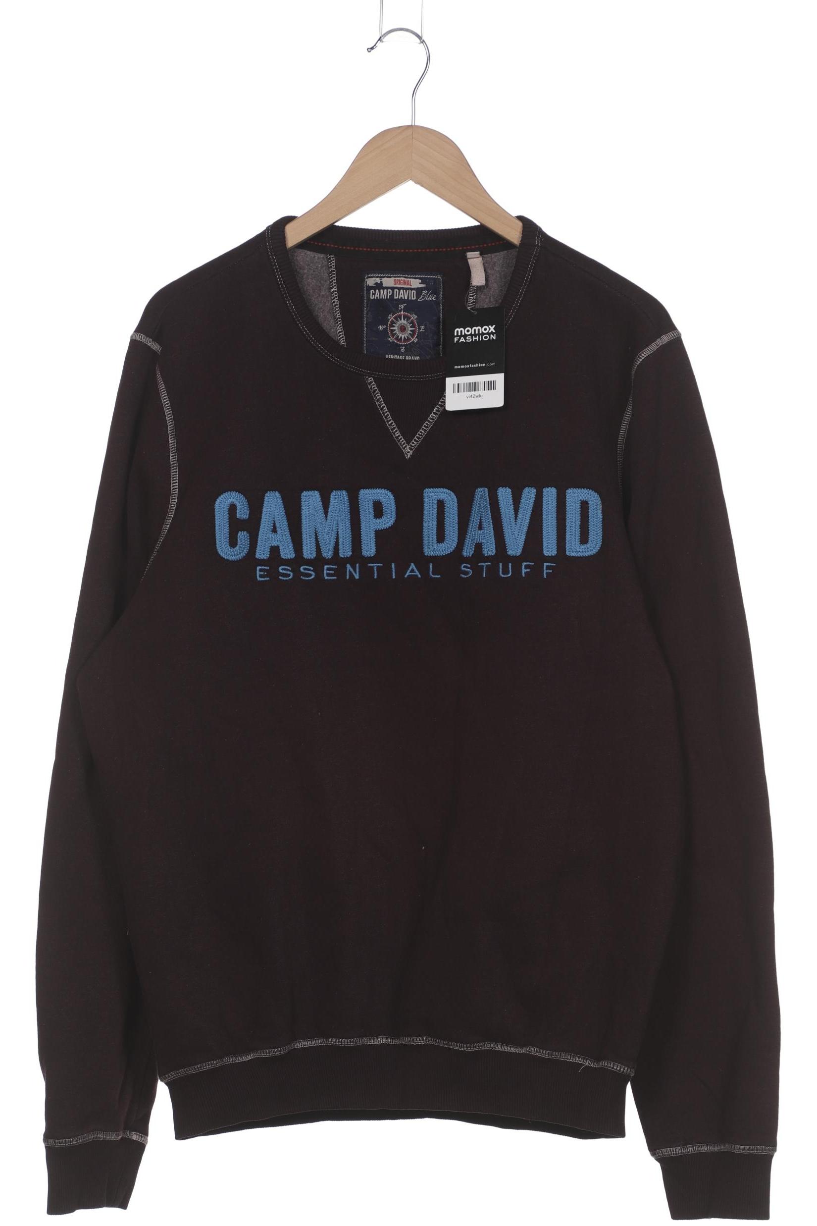 

Camp David Herren Sweatshirt, bordeaux, Gr. 46