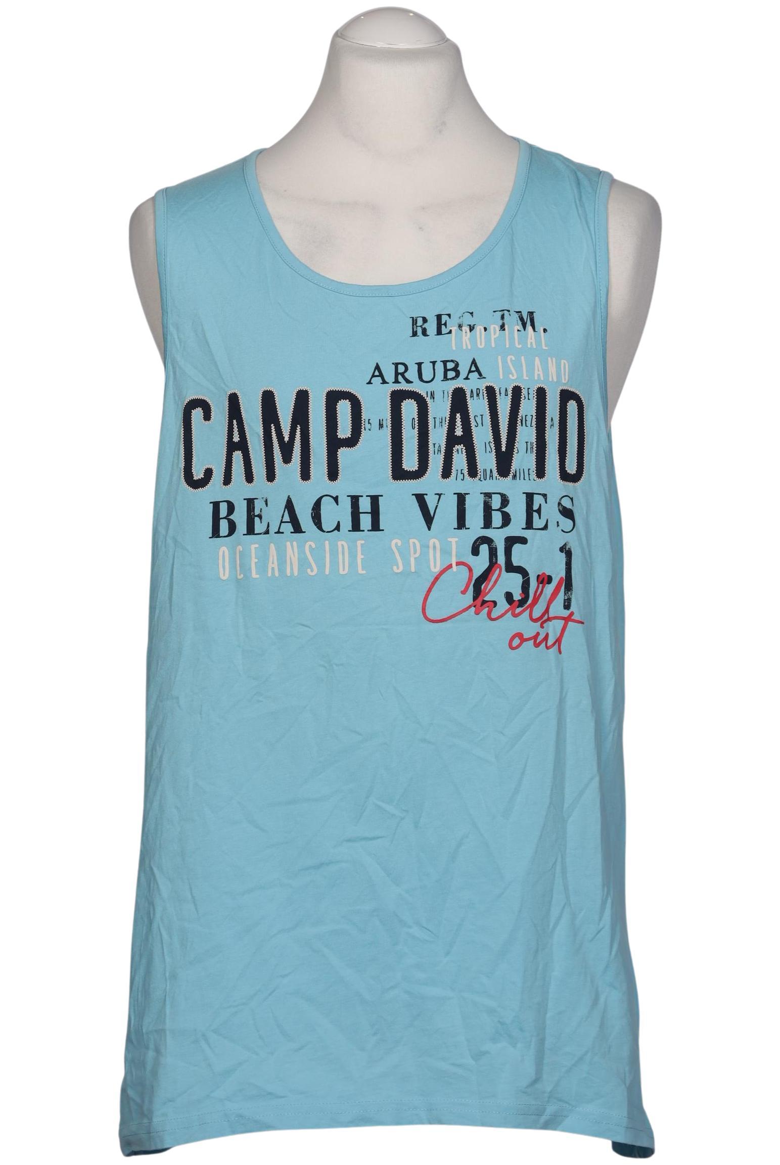 

Camp David Herren T-Shirt, hellblau, Gr. 54