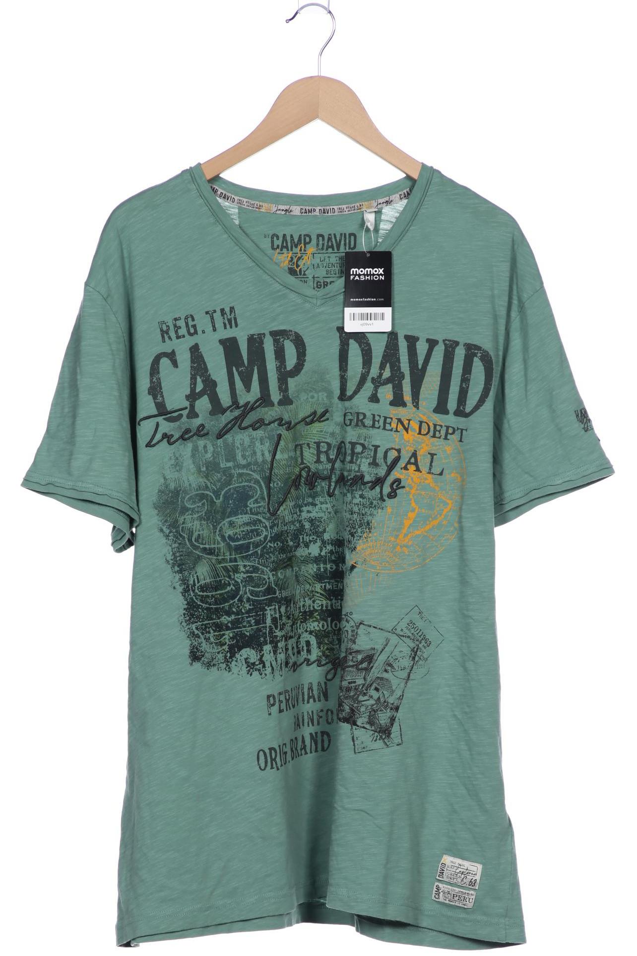 

Camp David Herren T-Shirt, türkis, Gr. 58