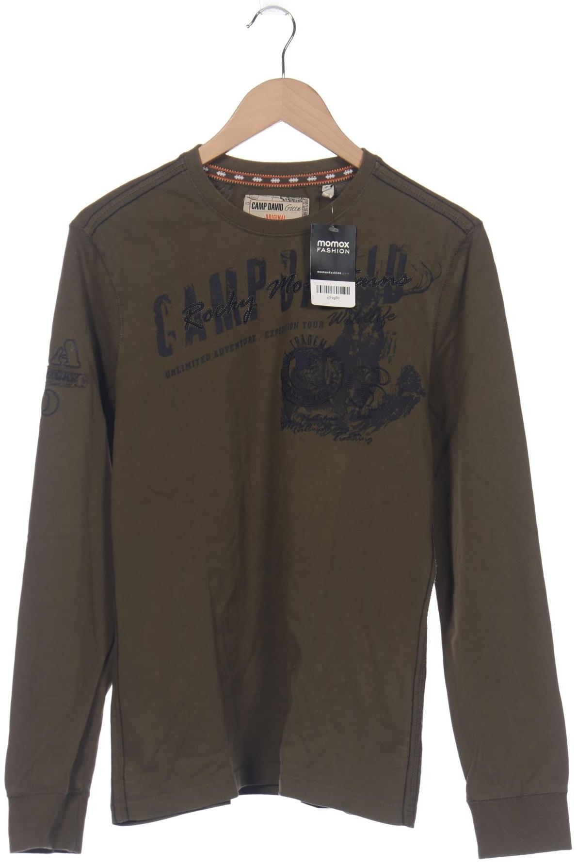 

Camp David Herren Langarmshirt, grün, Gr. 46