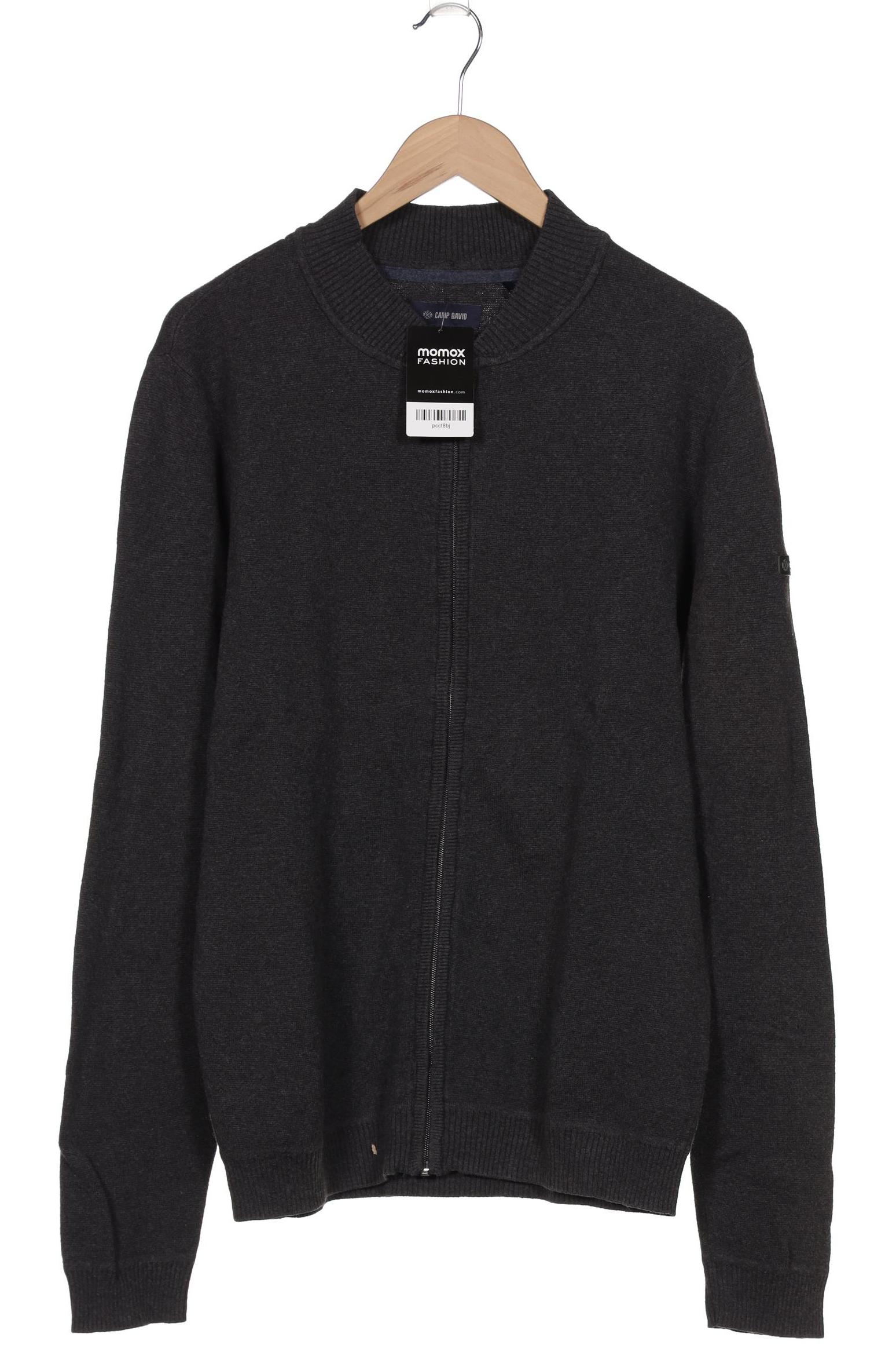 

Camp David Herren Strickjacke, grau, Gr. 48