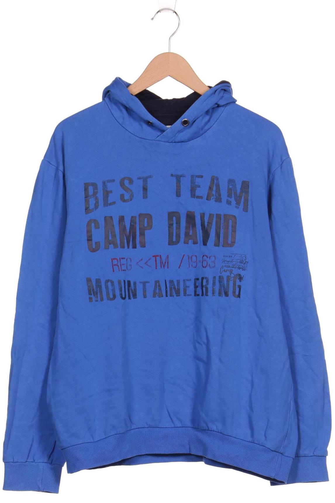 

Camp David Herren Kapuzenpullover, blau, Gr. 56