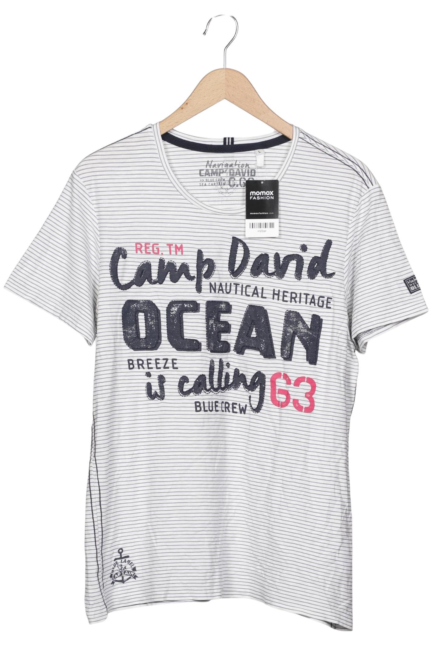

Camp David Herren T-Shirt, weiß, Gr. 52