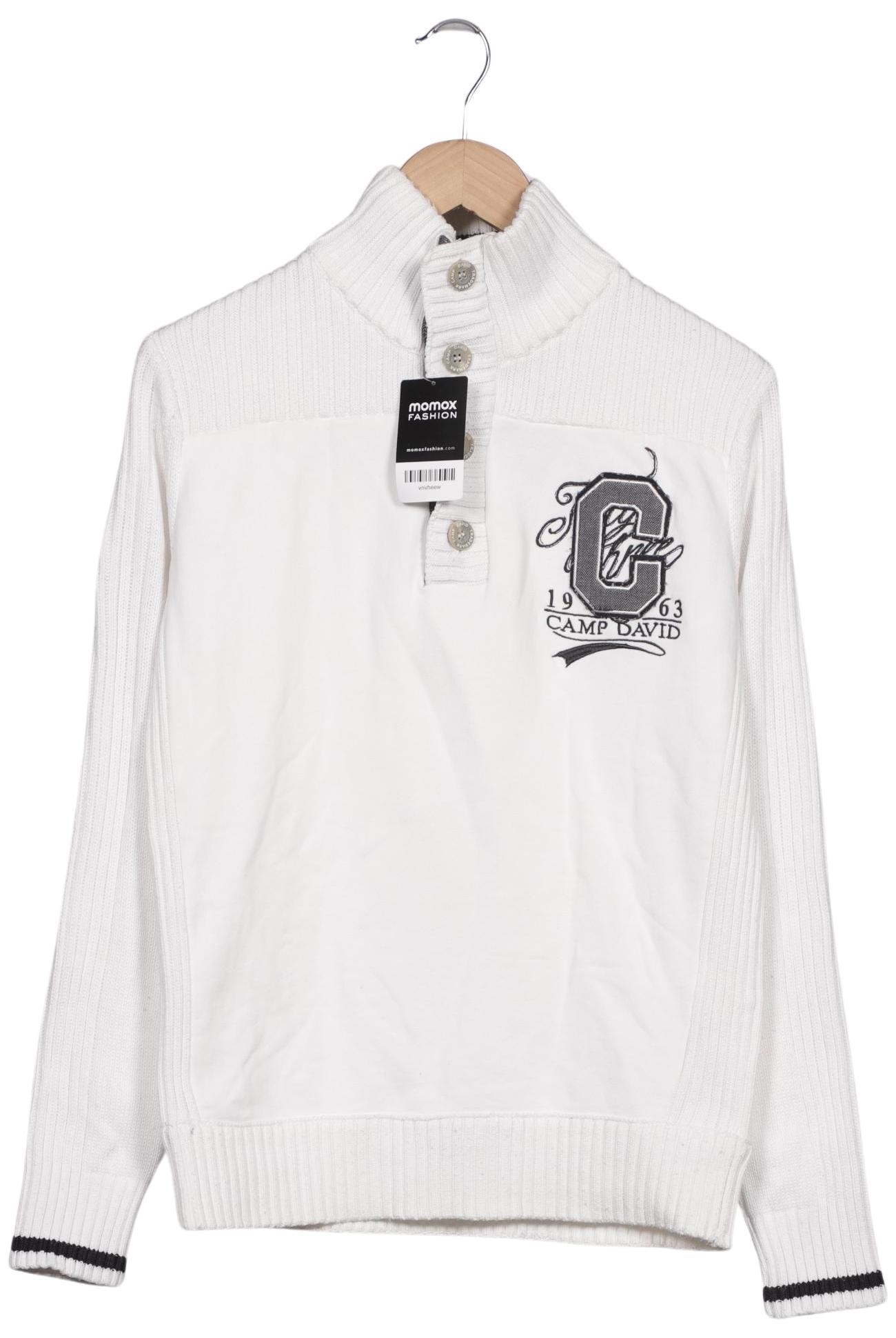 

Camp David Herren Pullover, weiß, Gr. 46