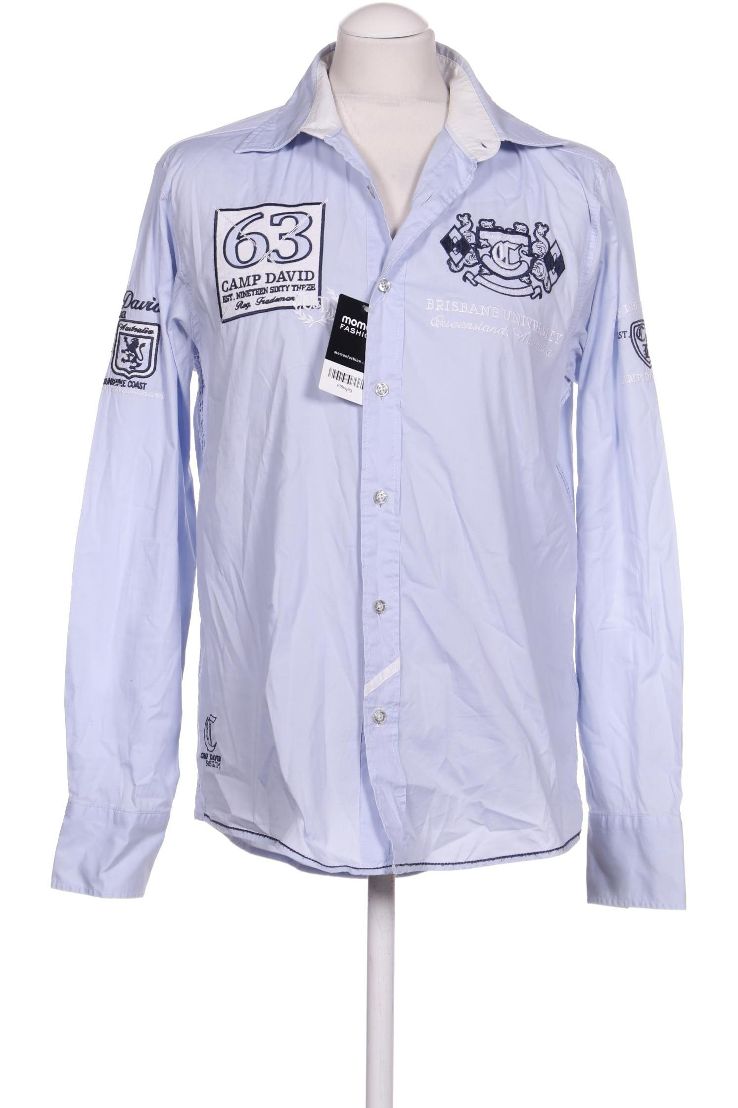 

Camp David Herren Hemd, hellblau, Gr. 48