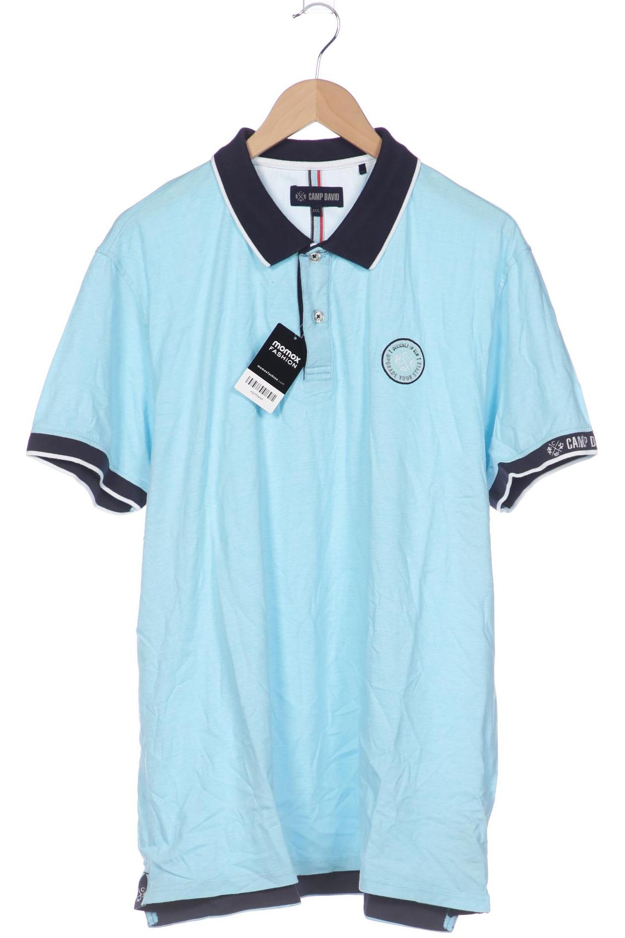 

Camp David Herren Poloshirt, hellblau, Gr. 58