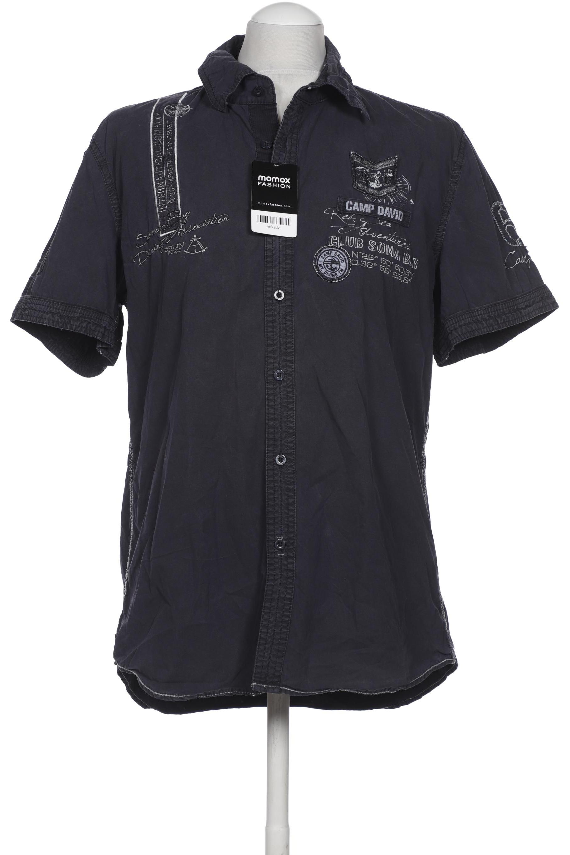 

Camp David Herren Hemd, marineblau